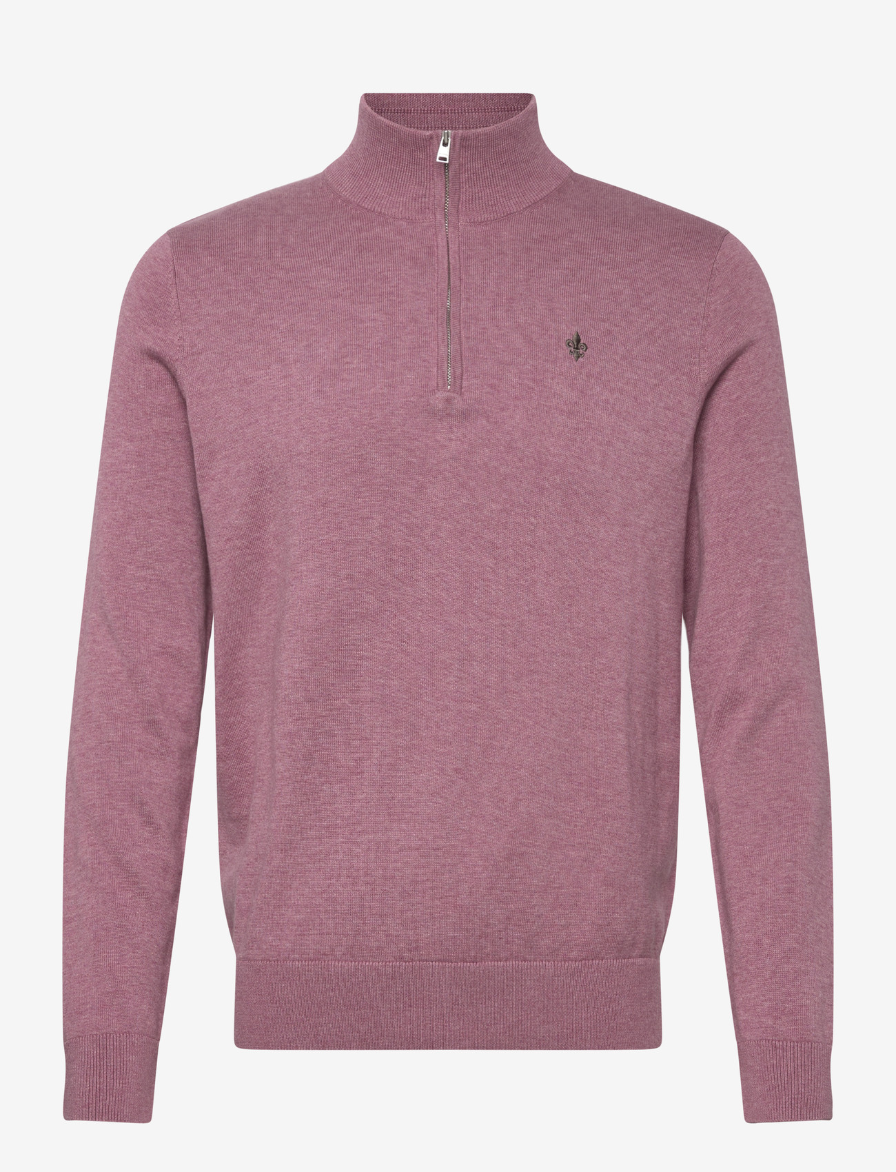 Morris - Riley Half Zip - pullover mit halbem reißverschluss - pink - 1