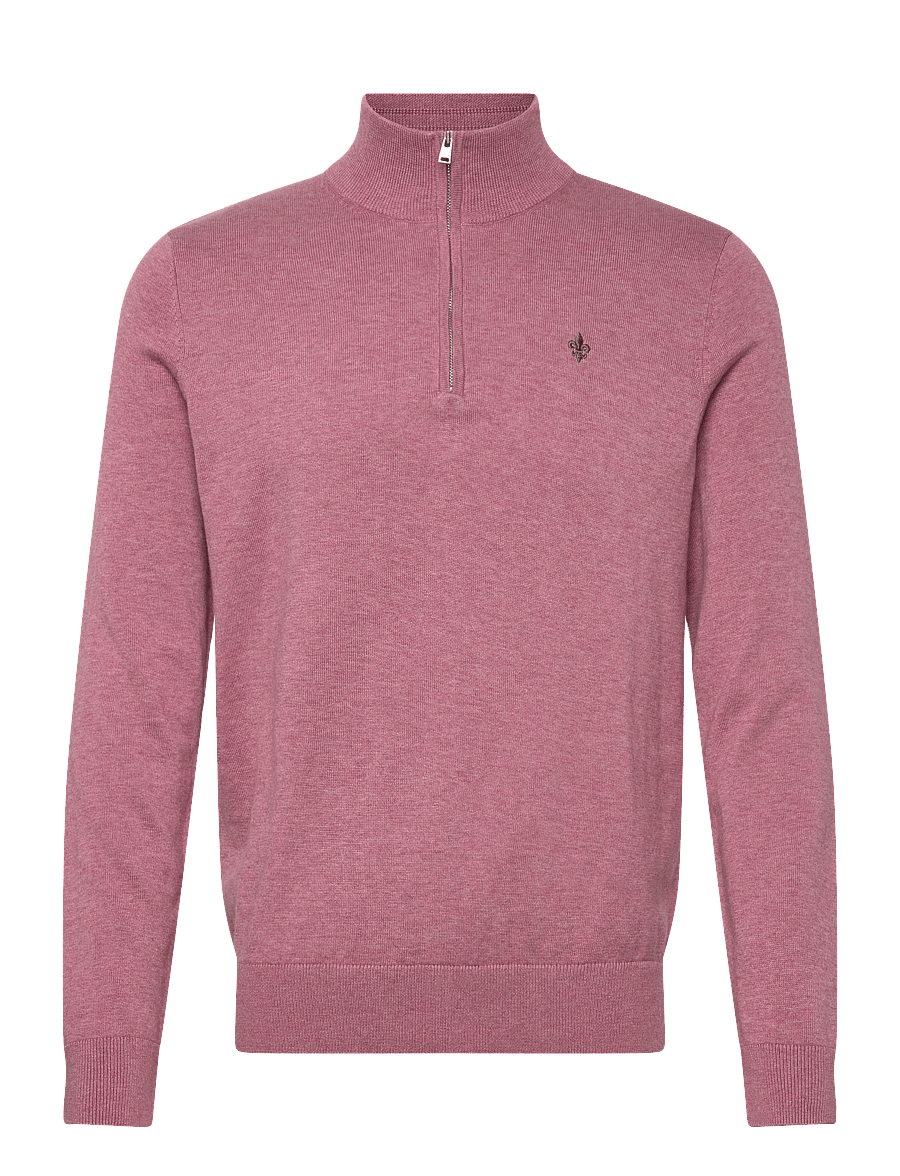 Morris - Riley Half Zip - half zip-tröjor - pink - 1