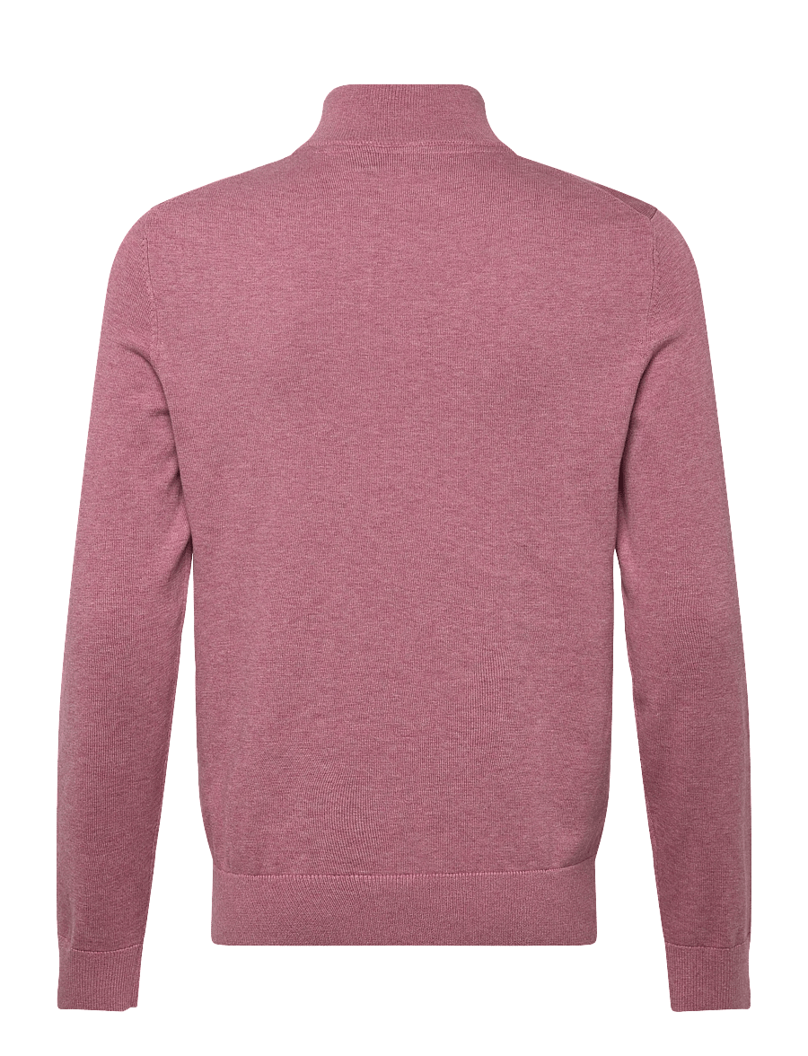 Morris - Riley Half Zip - half zip-tröjor - pink - 2