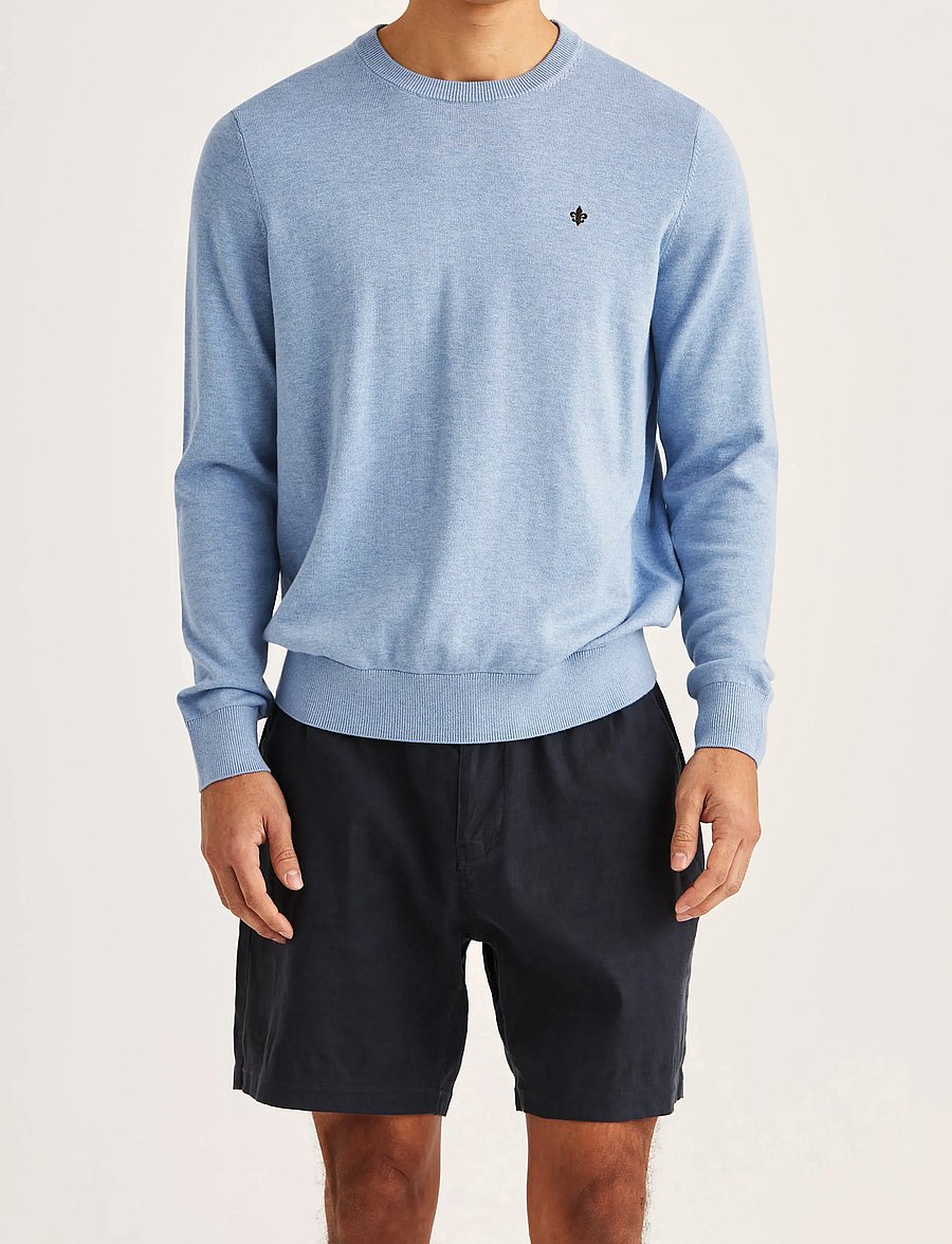 Morris - Riley Oneck - round necks - blue - 0