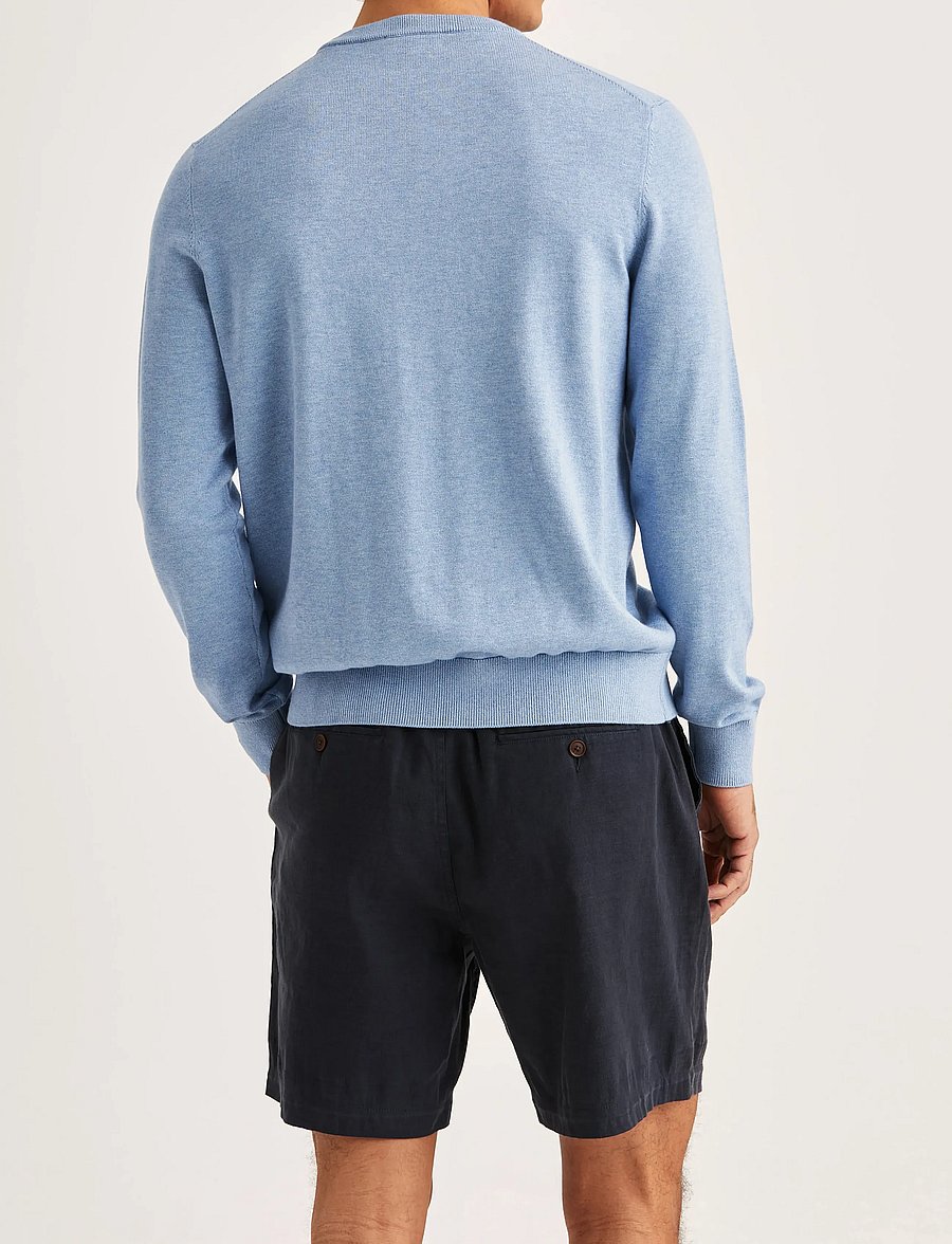 Morris - Riley Oneck - round necks - blue - 4