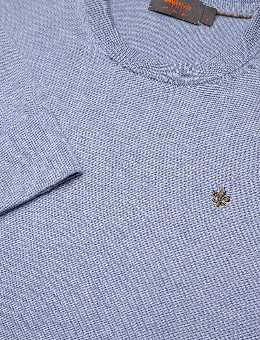 Morris - Riley Oneck - round necks - blue - 5
