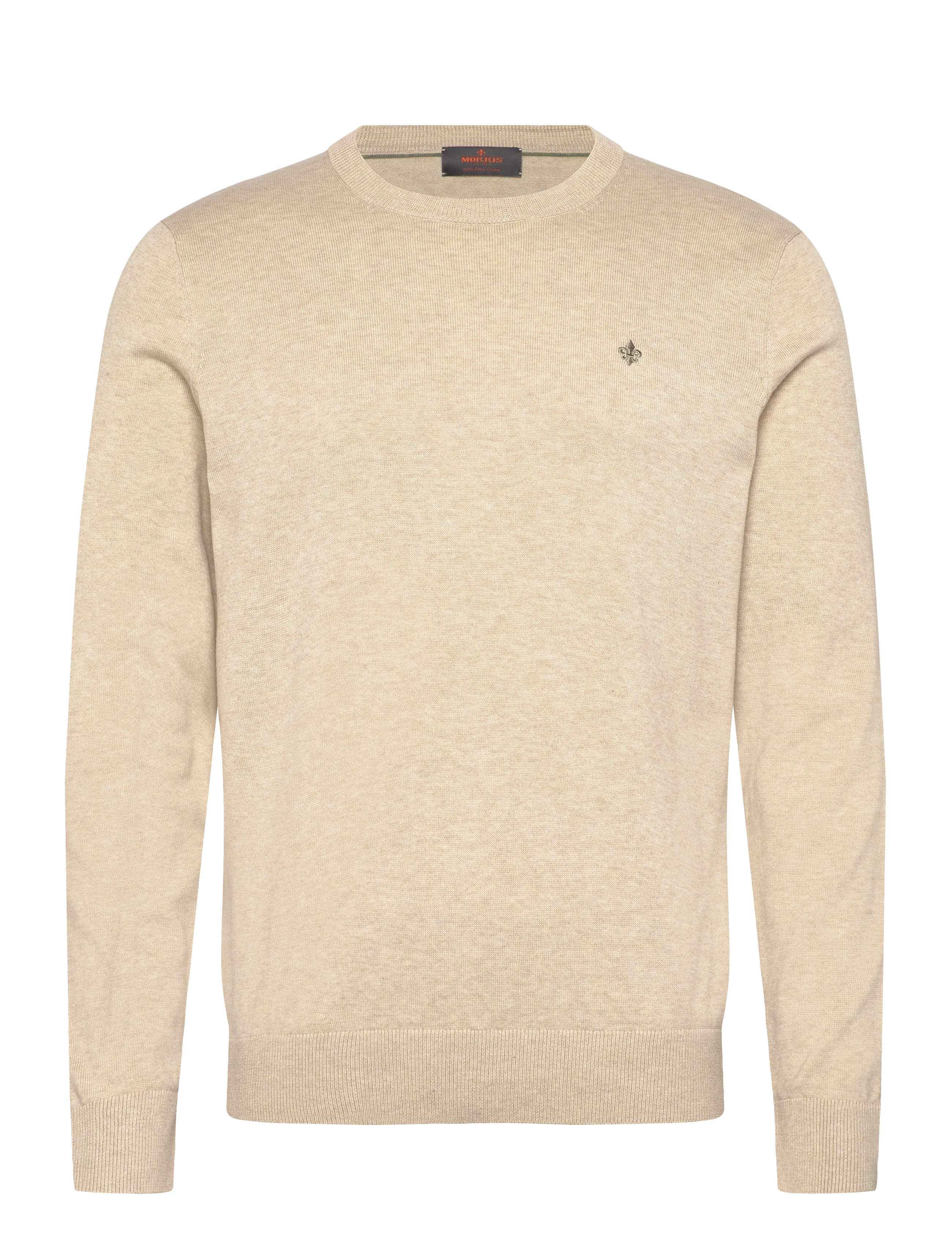 Morris Riley Oneck - Rundhalsad - KHAKI / beige