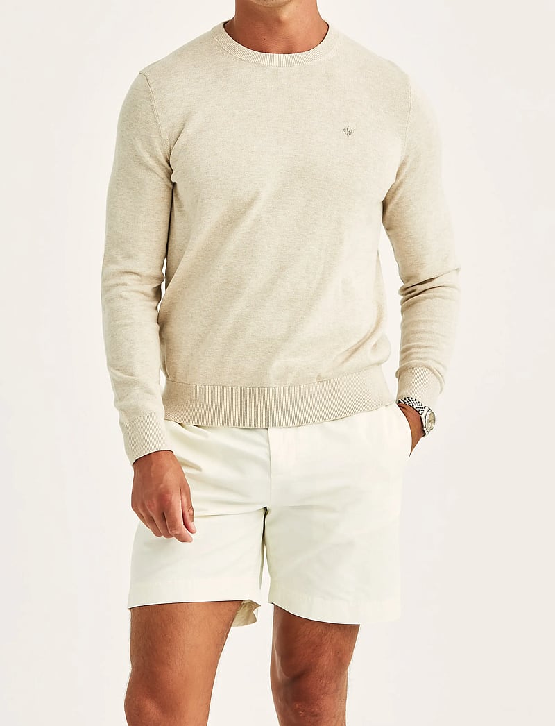 Morris - Riley Oneck - rund hals - khaki - 0