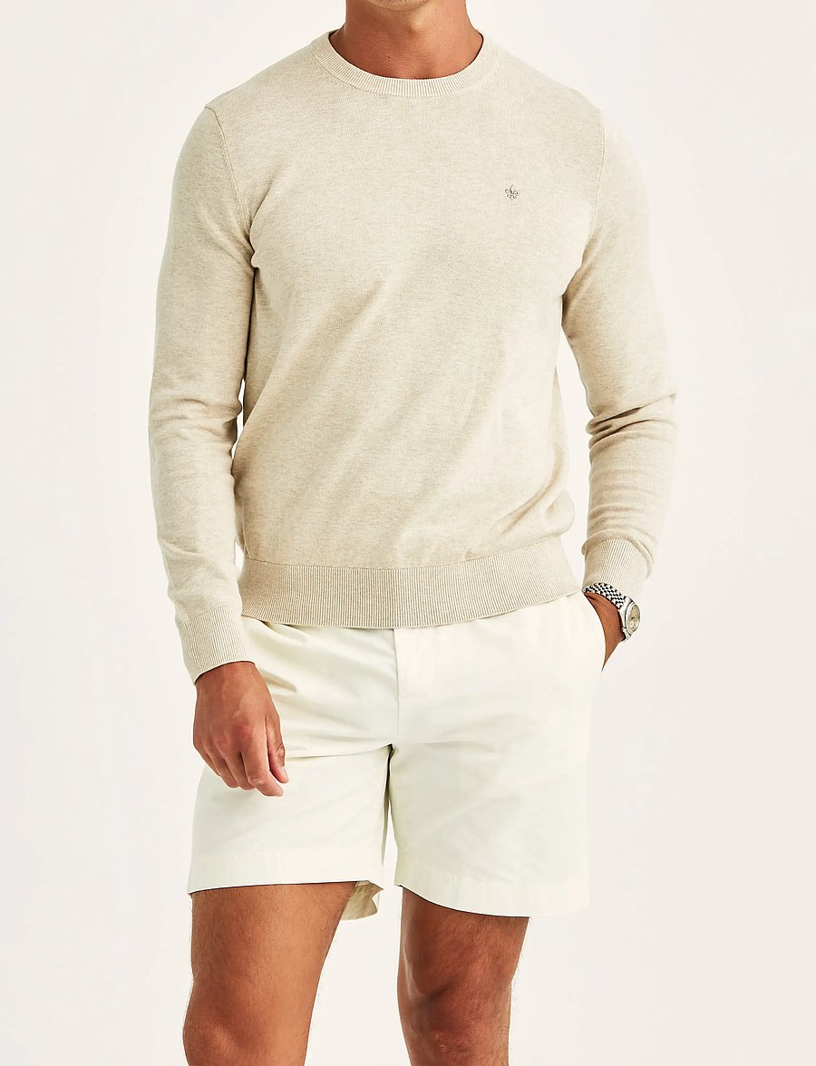 Morris - Riley Oneck - round necks - khaki - 0