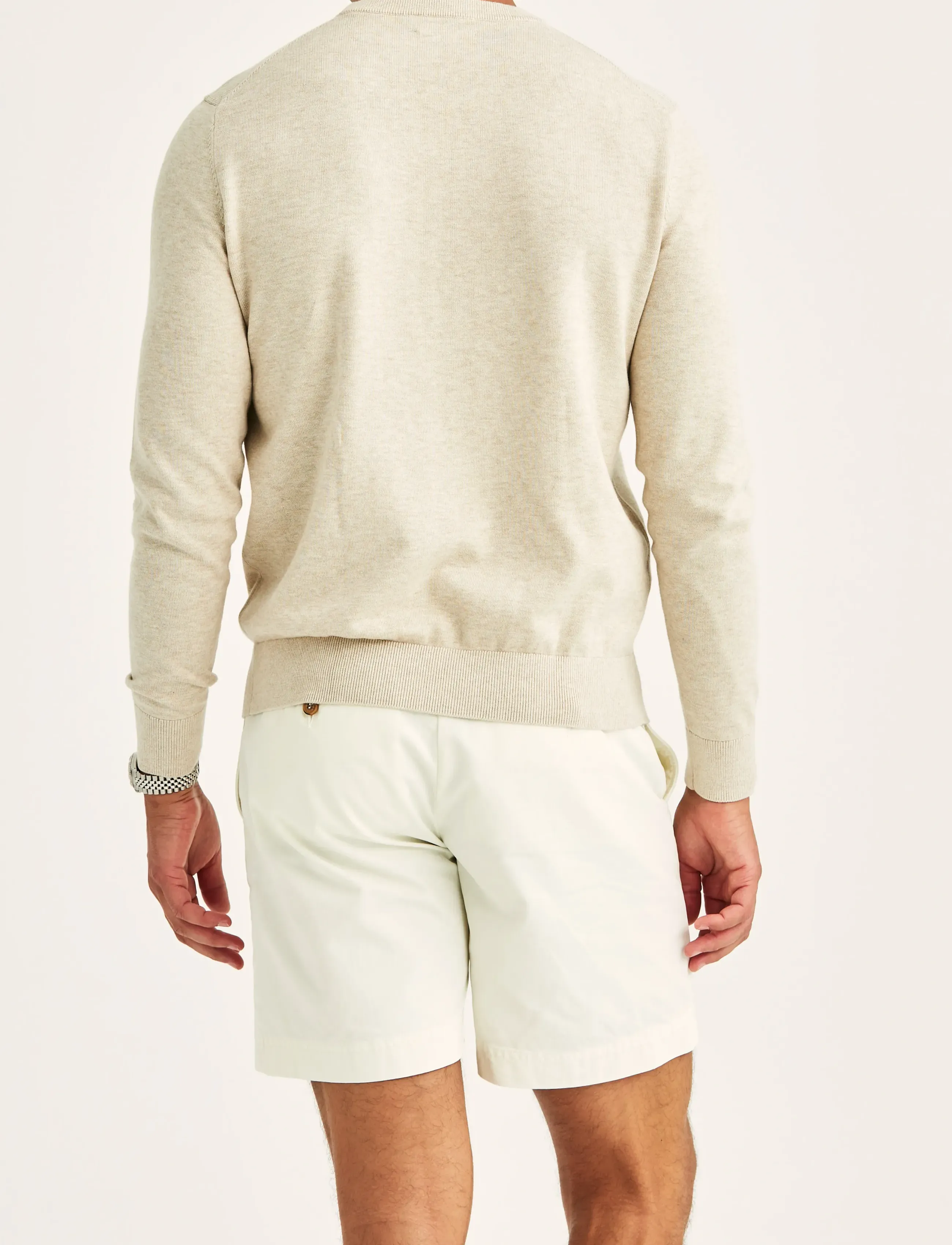 Morris - Riley Oneck - rund hals - khaki - 4