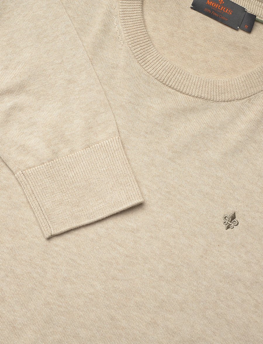 Morris - Riley Oneck - round necks - khaki - 5