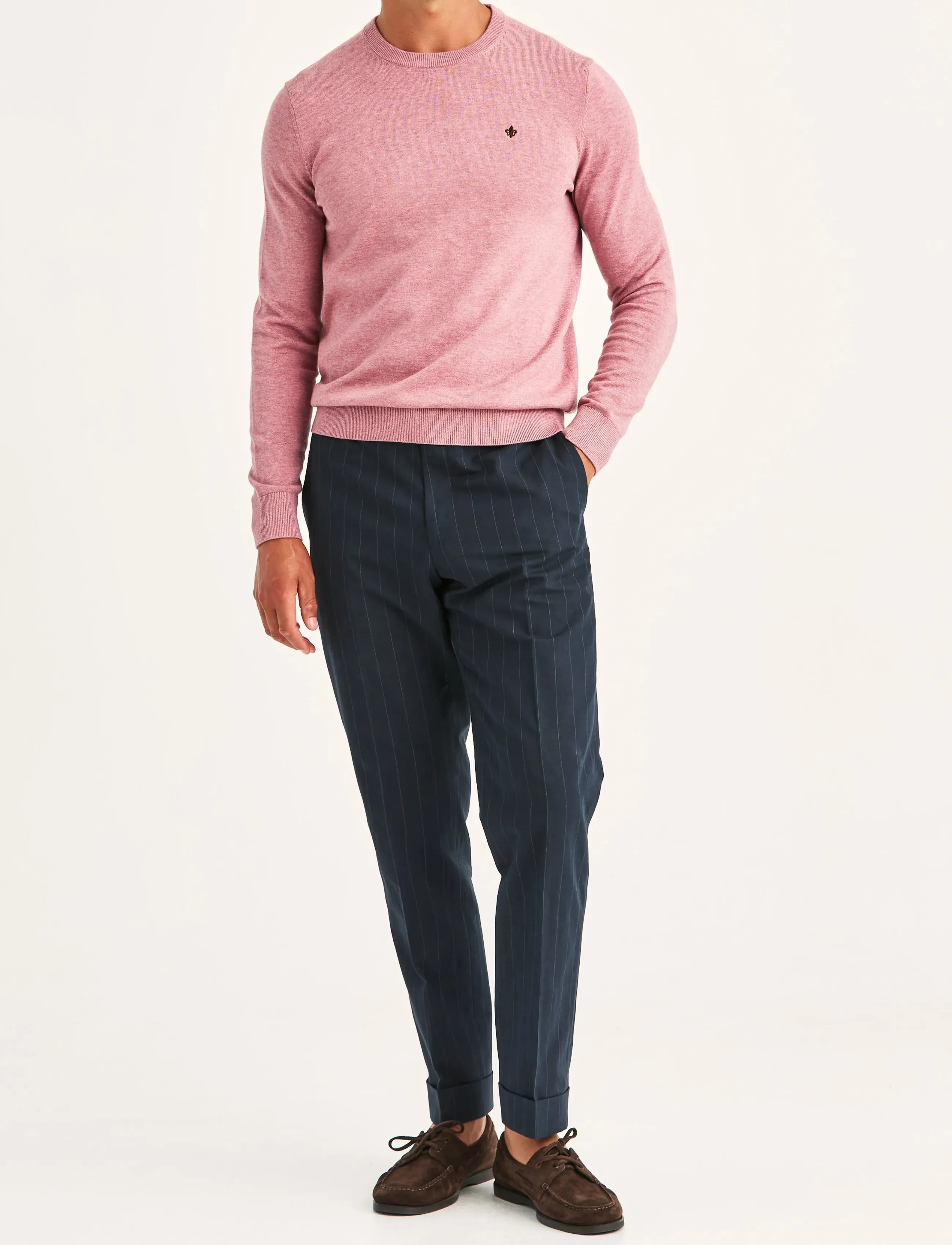 Morris - Riley Oneck - round necks - pink - 3