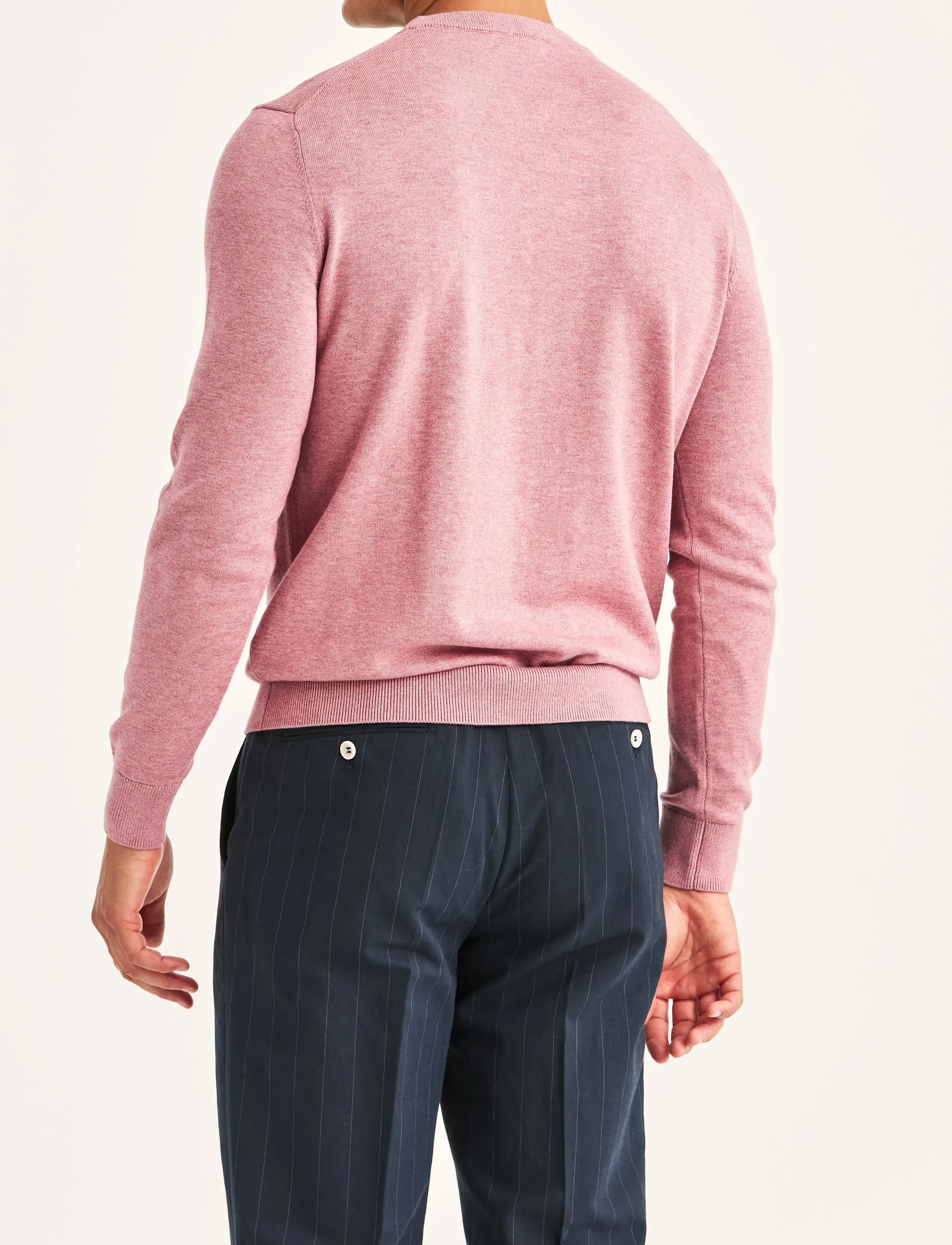 Morris - Riley Oneck - round necks - pink - 4