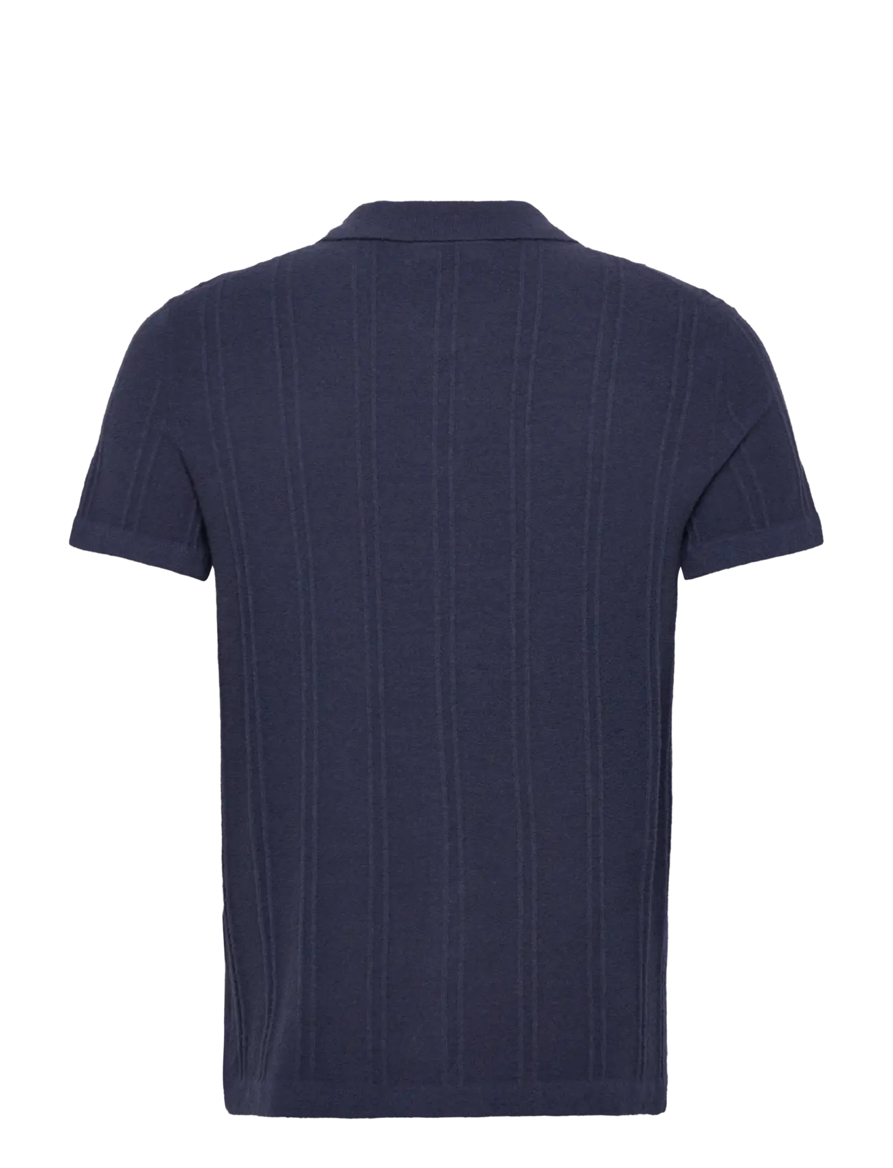 Morris - Clayton Knitted SS Shirt - gestrickte polohemden - dark blue - 2