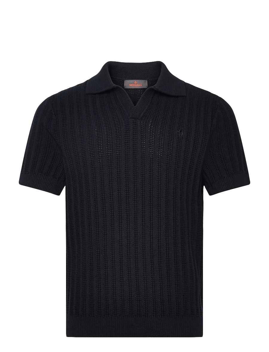 Morris - Baldwin Resort Polo - gestrickte polohemden - old blue - 0