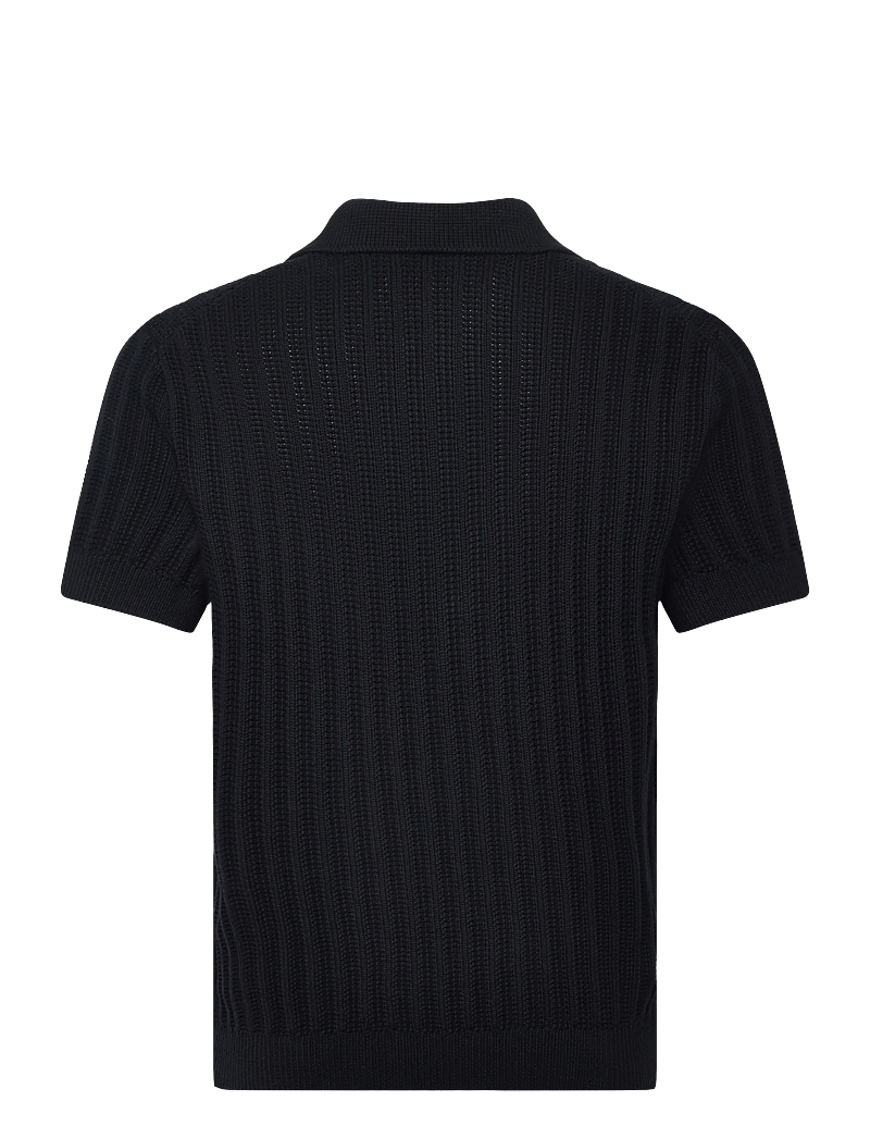 Morris - Baldwin Resort Polo - stickade pikéer - old blue - 1