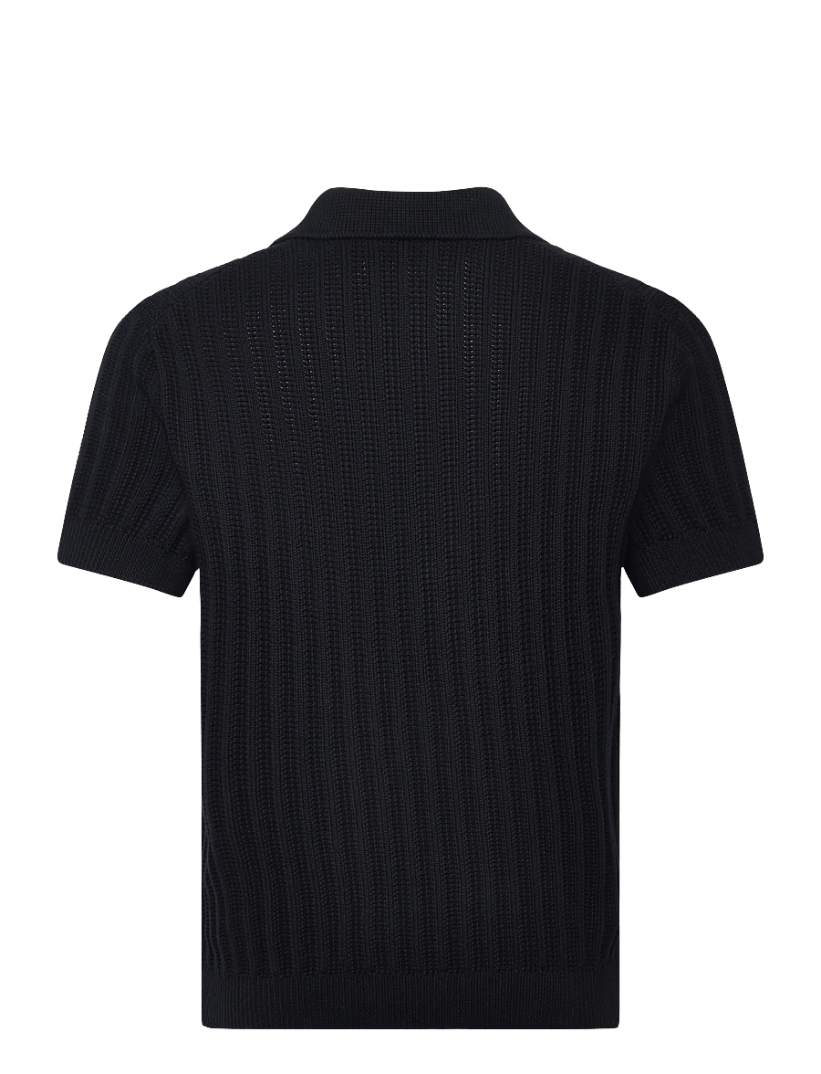 Morris - Baldwin Resort Polo - gestrickte polohemden - old blue - 1