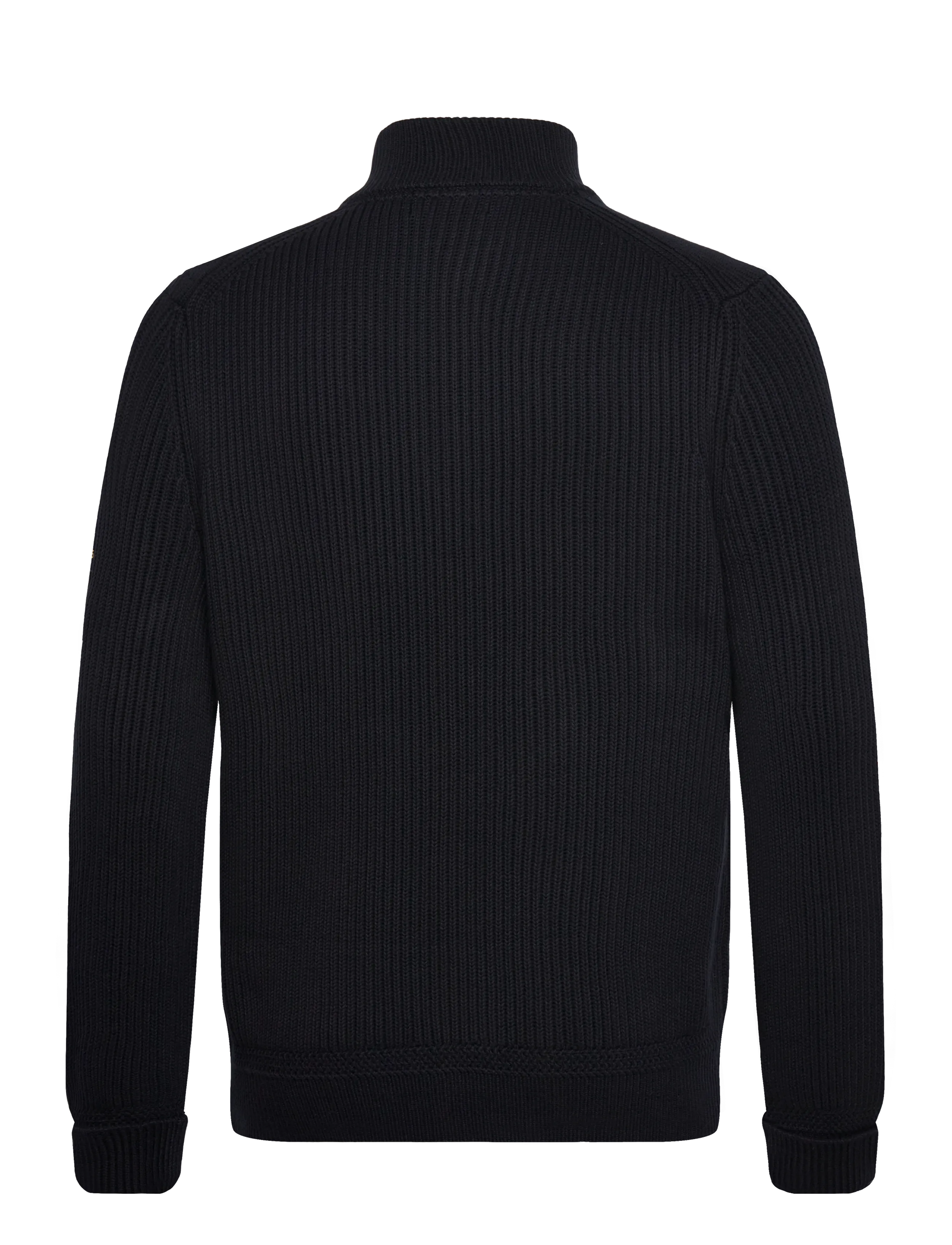 Morris - Brenton Half Zip - half zip jumpers - navy - 2