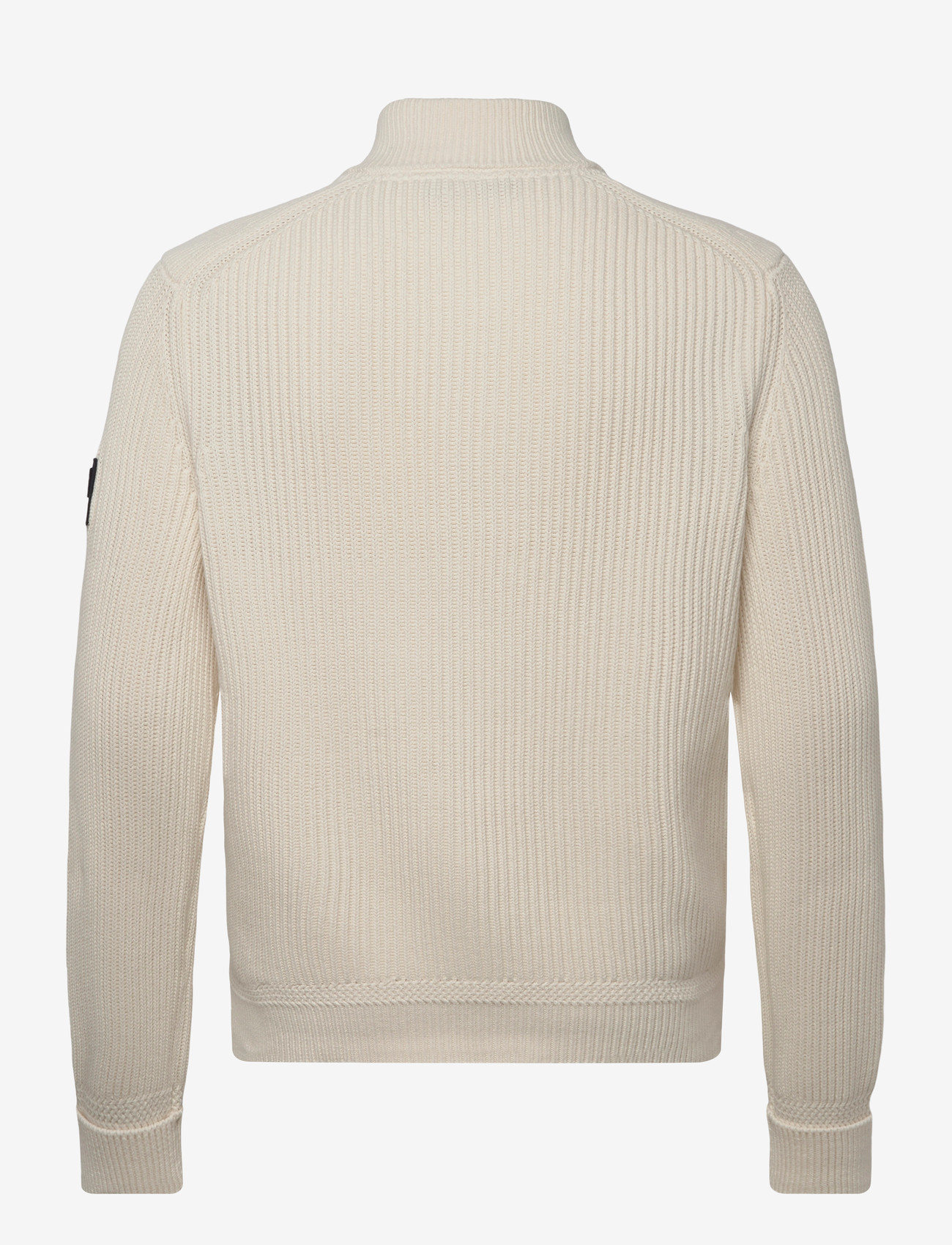 Morris - Brenton Half Zip - halfzip strik - off white - 2