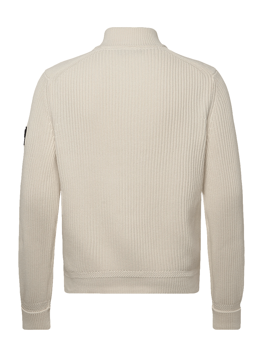 Morris - Brenton Half Zip - pullover mit halbem reißverschluss - off white - 2