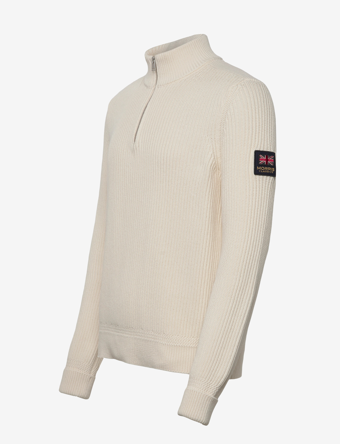 Morris - Brenton Half Zip - halfzip strik - off white - 3