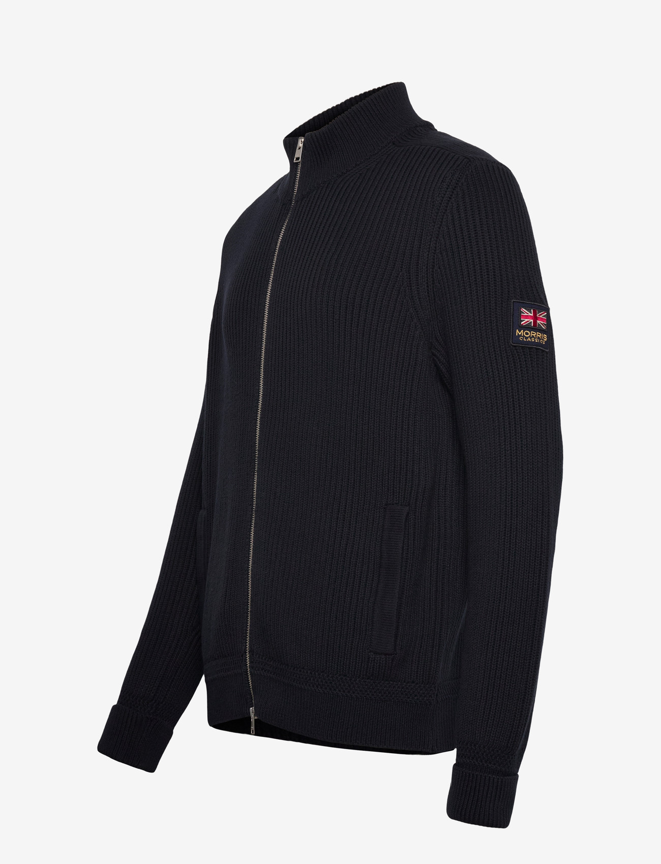 Morris - Brenton Zip Cardigan - fullzip strik - navy - 3