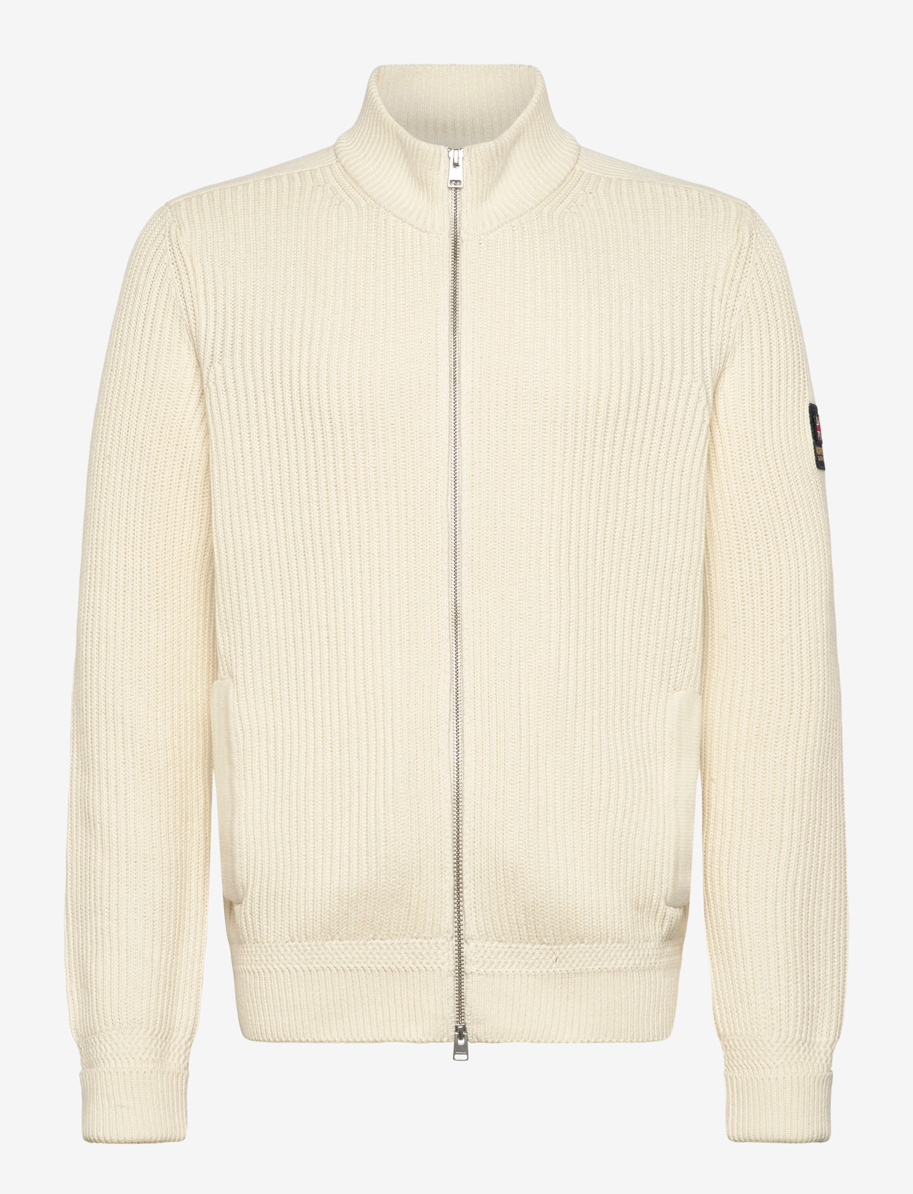 Morris - Brenton Zip Cardigan - fullzip strik - off white - 1