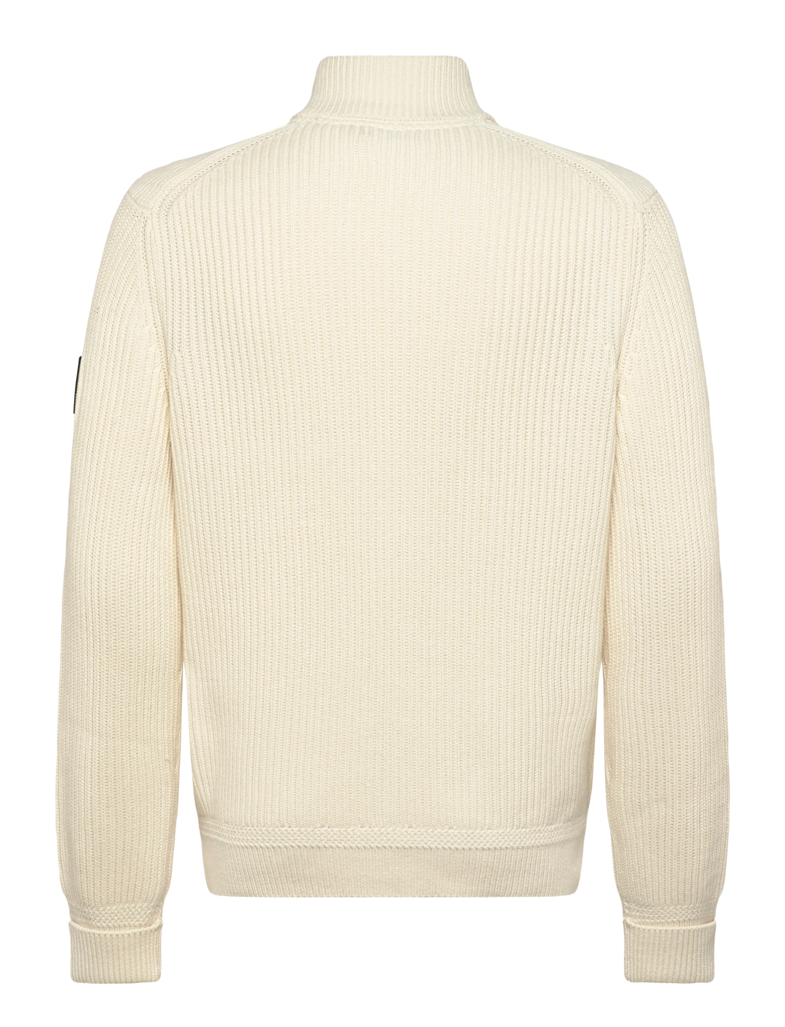 Morris - Brenton Zip Cardigan - lukuga džemprid - off white - 2