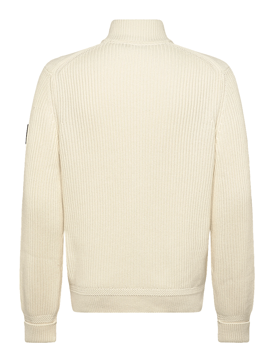 Morris - Brenton Zip Cardigan - pullover mit durchgehendem reißverschluss - off white - 2