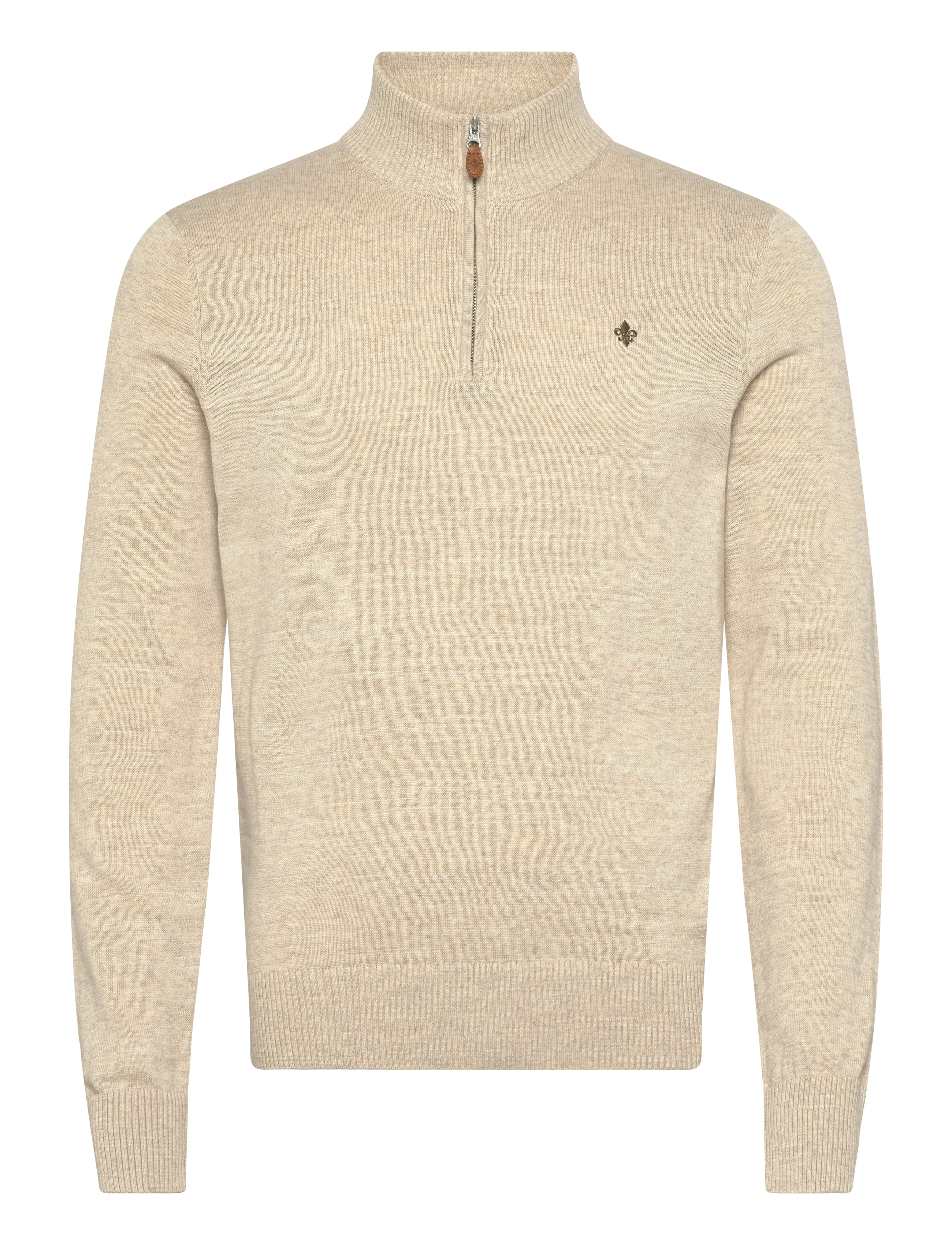 MORRIS Randall Half Zip Beige - XXL - Herren