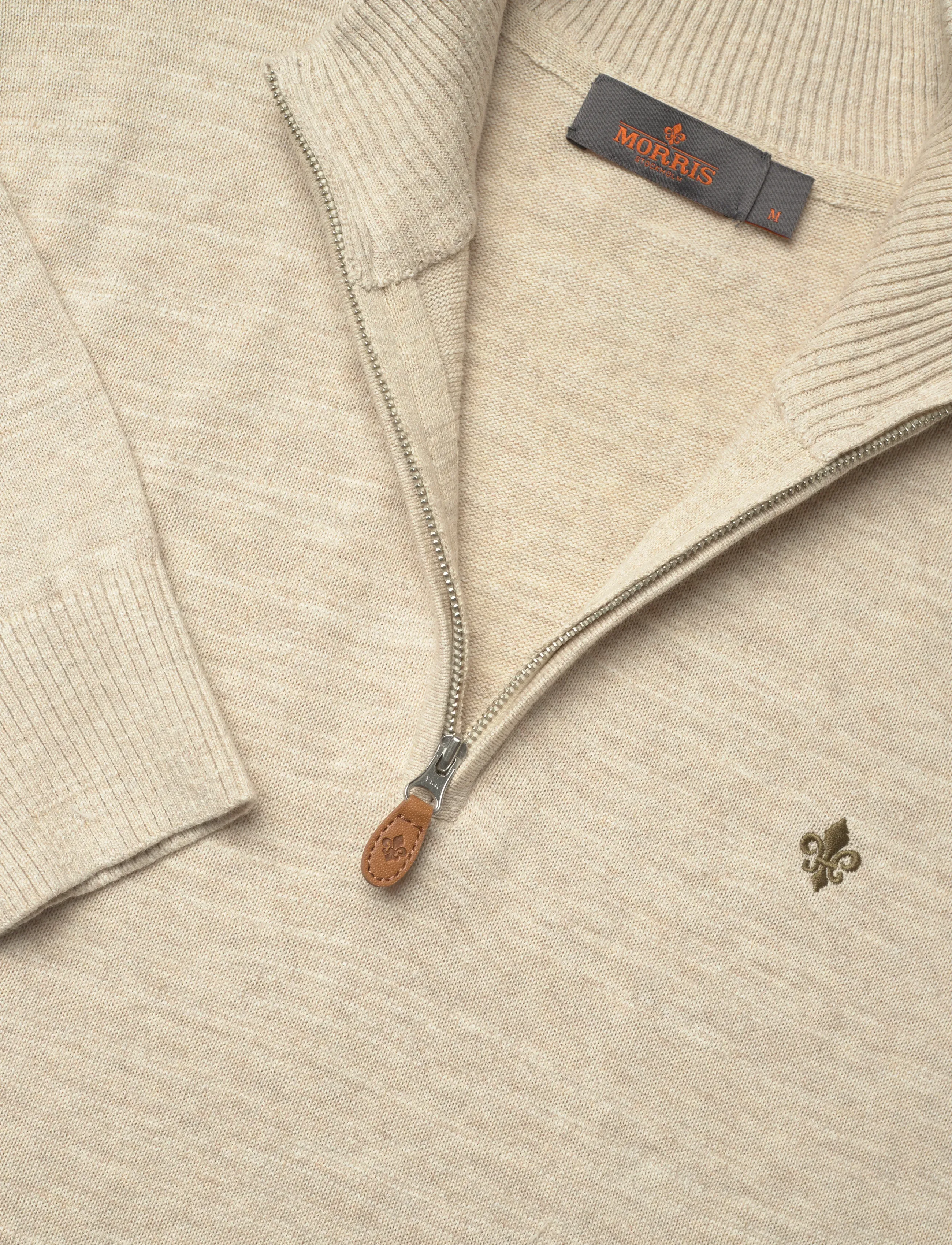Morris - Randall Half Zip - džemperiai su trumpu užtrauktuku - khaki - 5