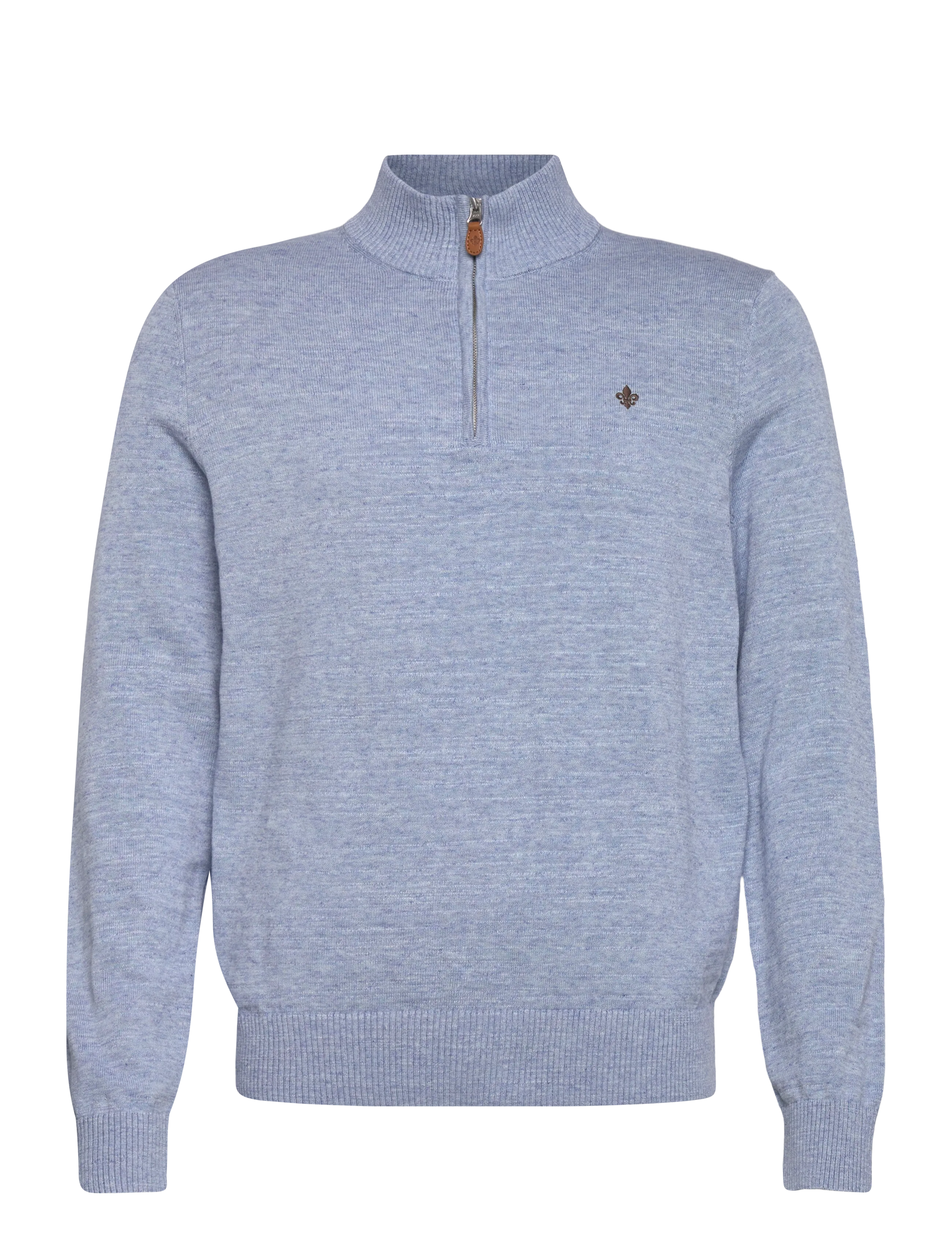 Morris Randall Half Zip - Morris Stockholm - LIGHT BLUE / blue