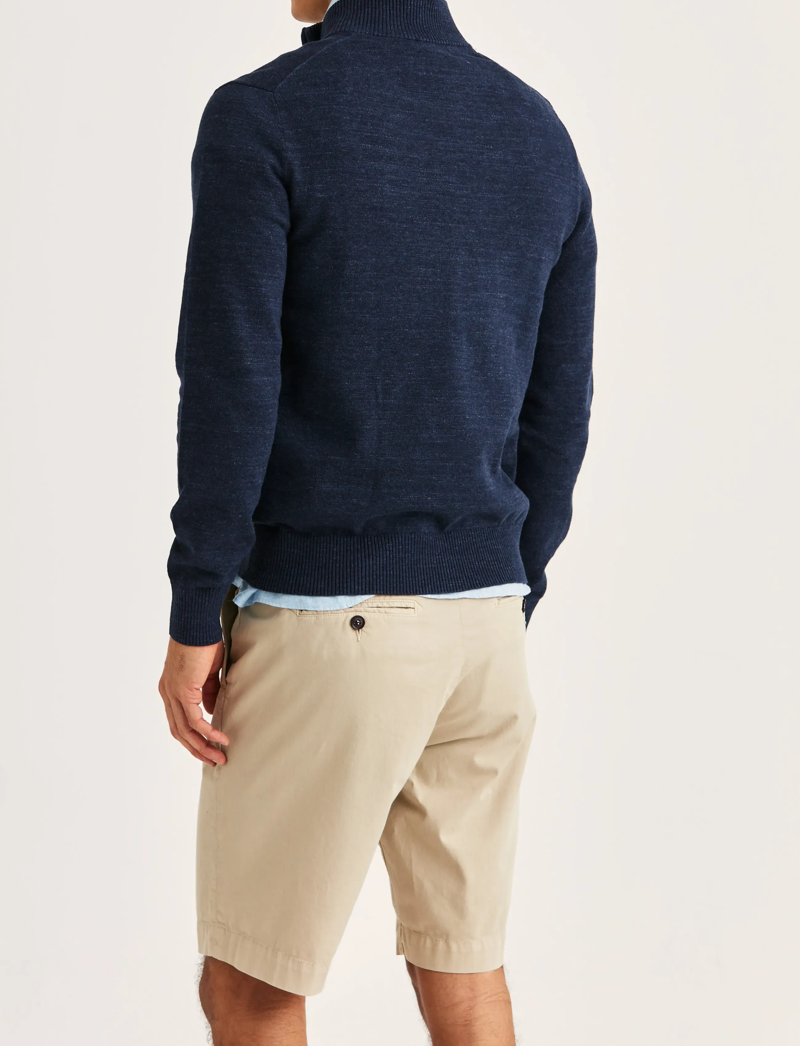 Morris - Randall Half Zip - džemperiai su trumpu užtrauktuku - navy - 4