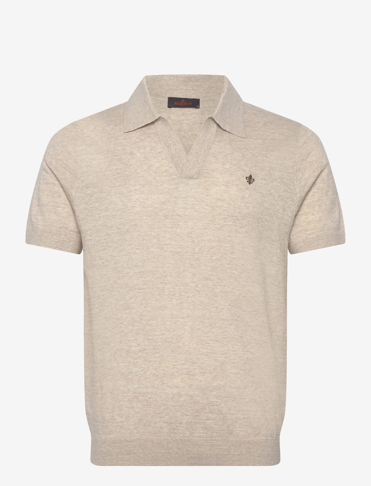 Morris - Randall Resort Polo - gestrickte polohemden - khaki - 1