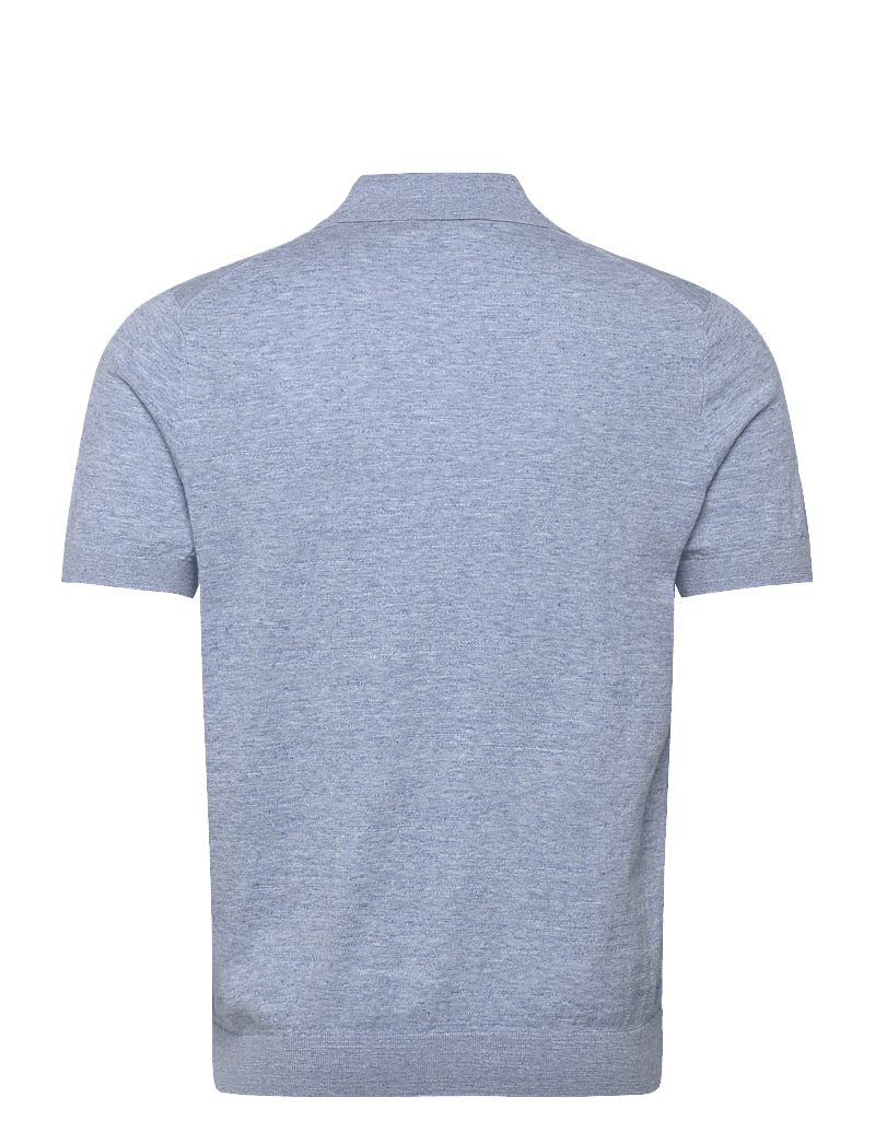 Morris - Randall Resort Polo - gestrickte polohemden - light blue - 2