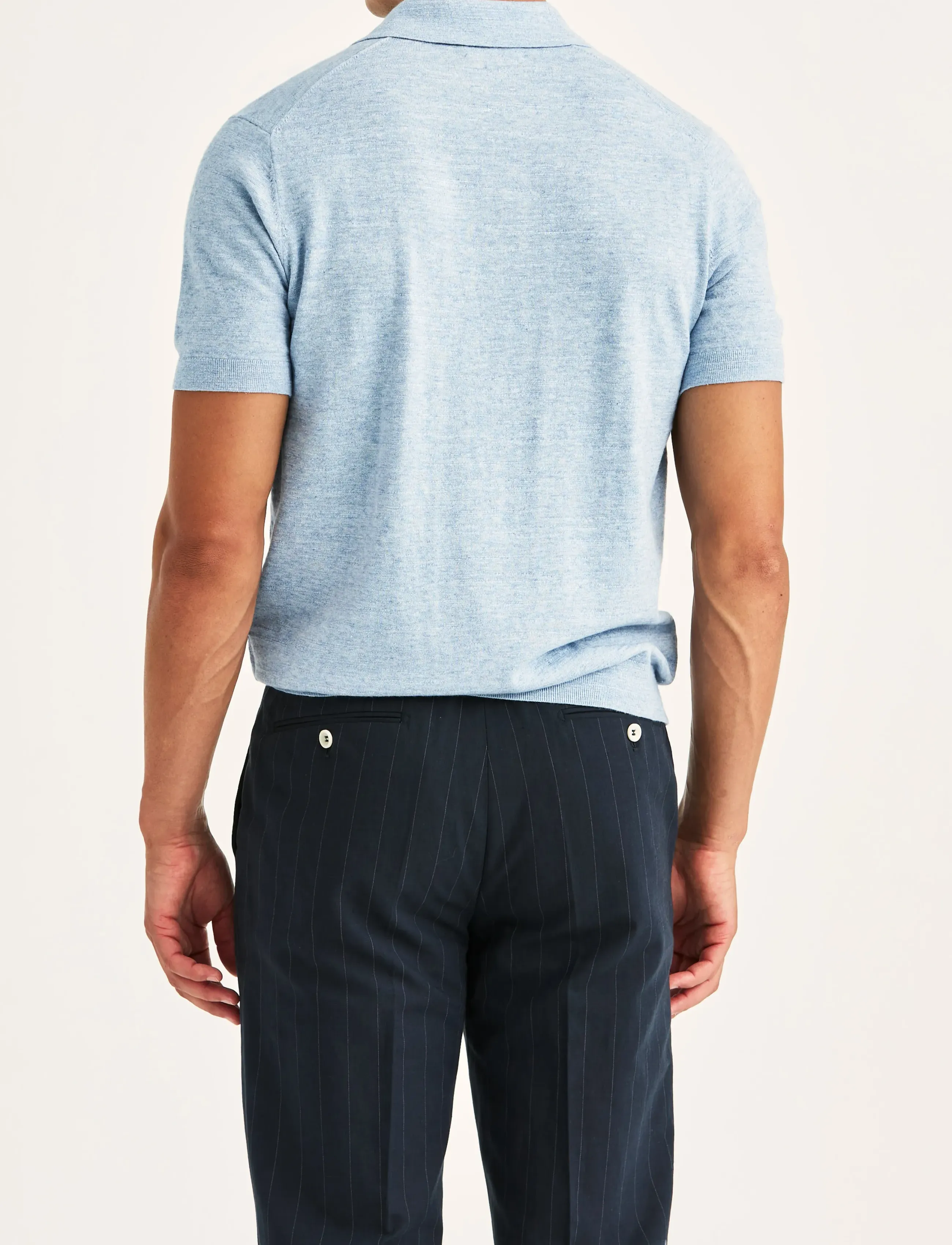 Morris - Randall Resort Polo - kootud polosärgid - light blue - 4