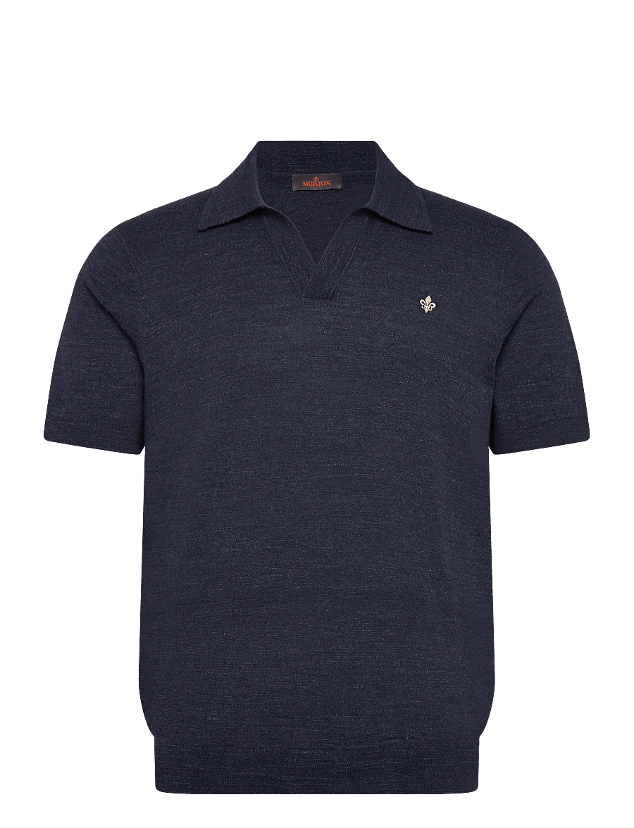 Morris - Randall Resort Polo - gestrickte polohemden - navy - 1