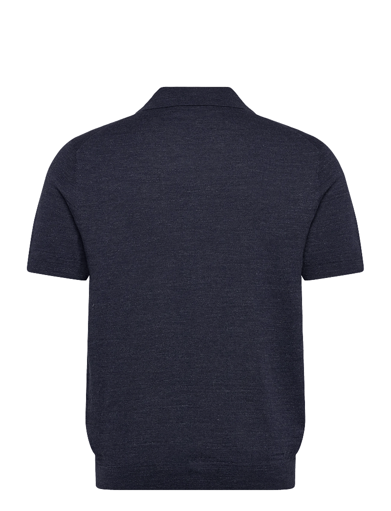 Morris - Randall Resort Polo - stickade pikéer - navy - 2