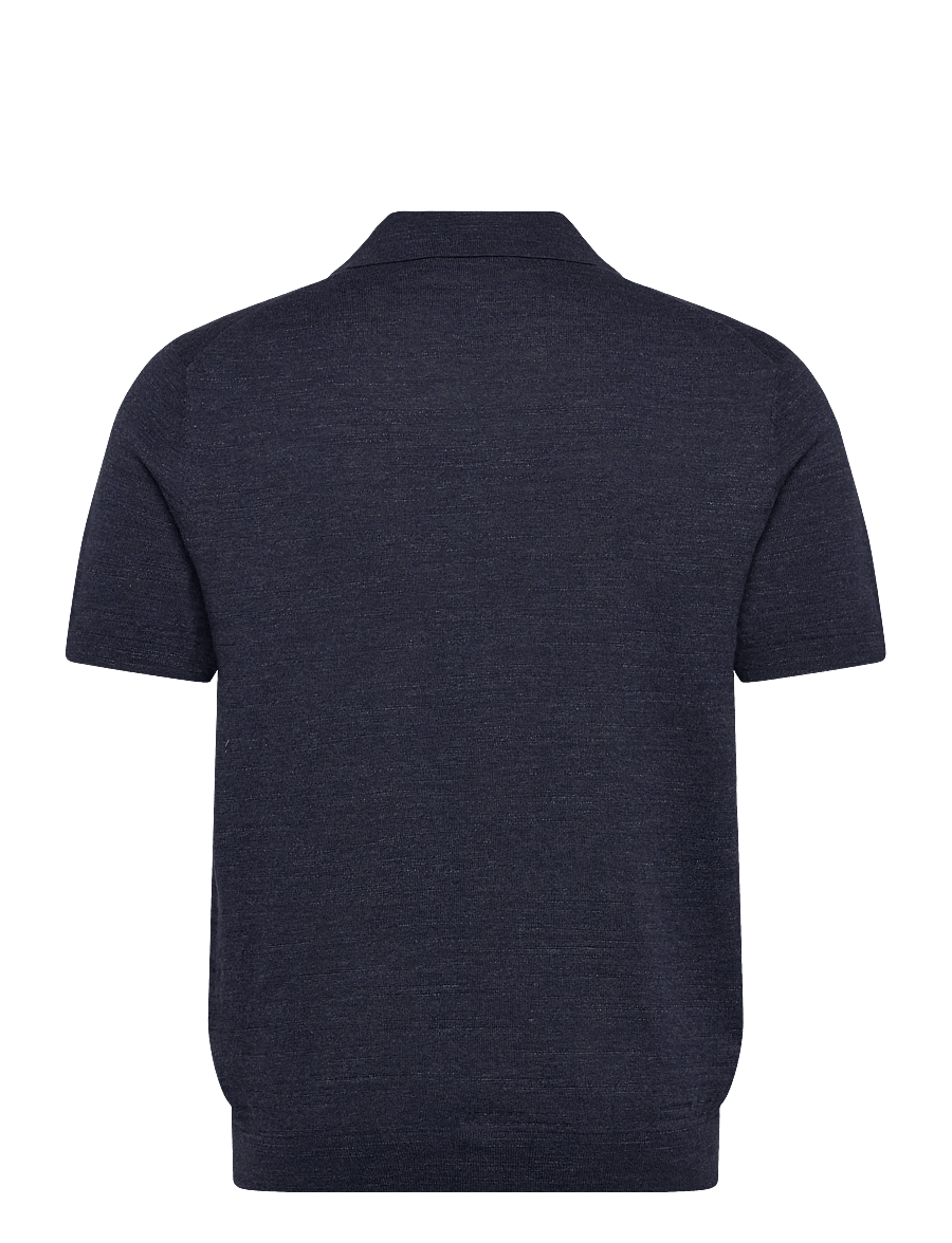 Morris - Randall Resort Polo - gestrickte polohemden - navy - 2