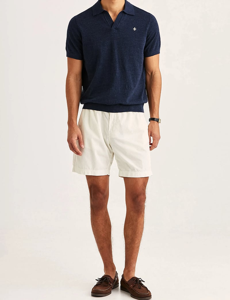 Morris - Randall Resort Polo - stickade pikéer - navy - 3