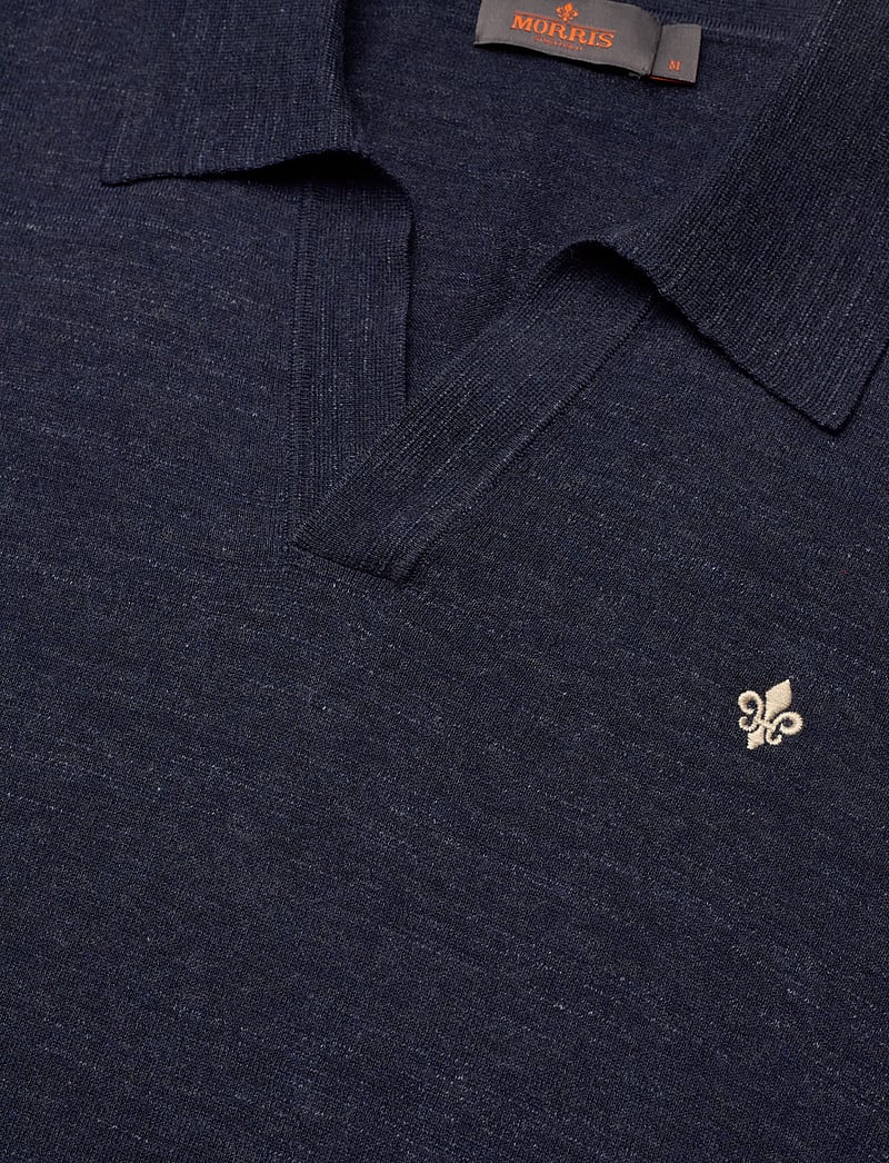 Morris - Randall Resort Polo - stickade pikéer - navy - 5
