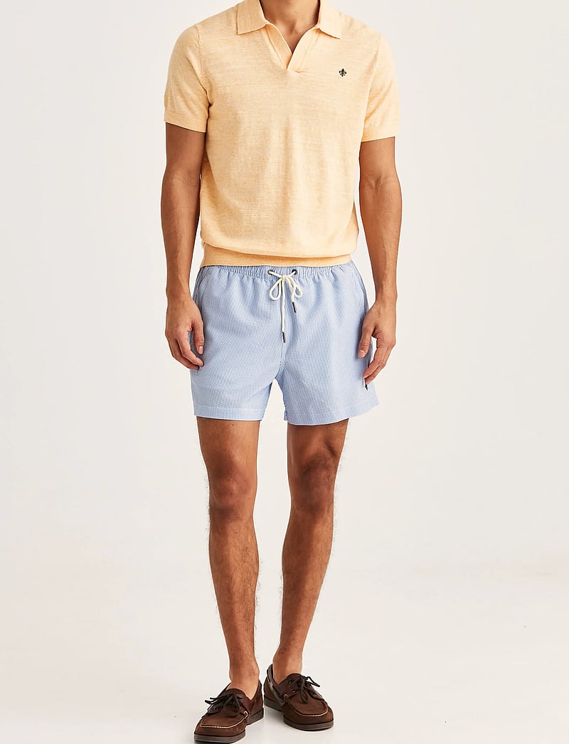 Morris - Randall Resort Polo - stickade pikéer - orange - 3