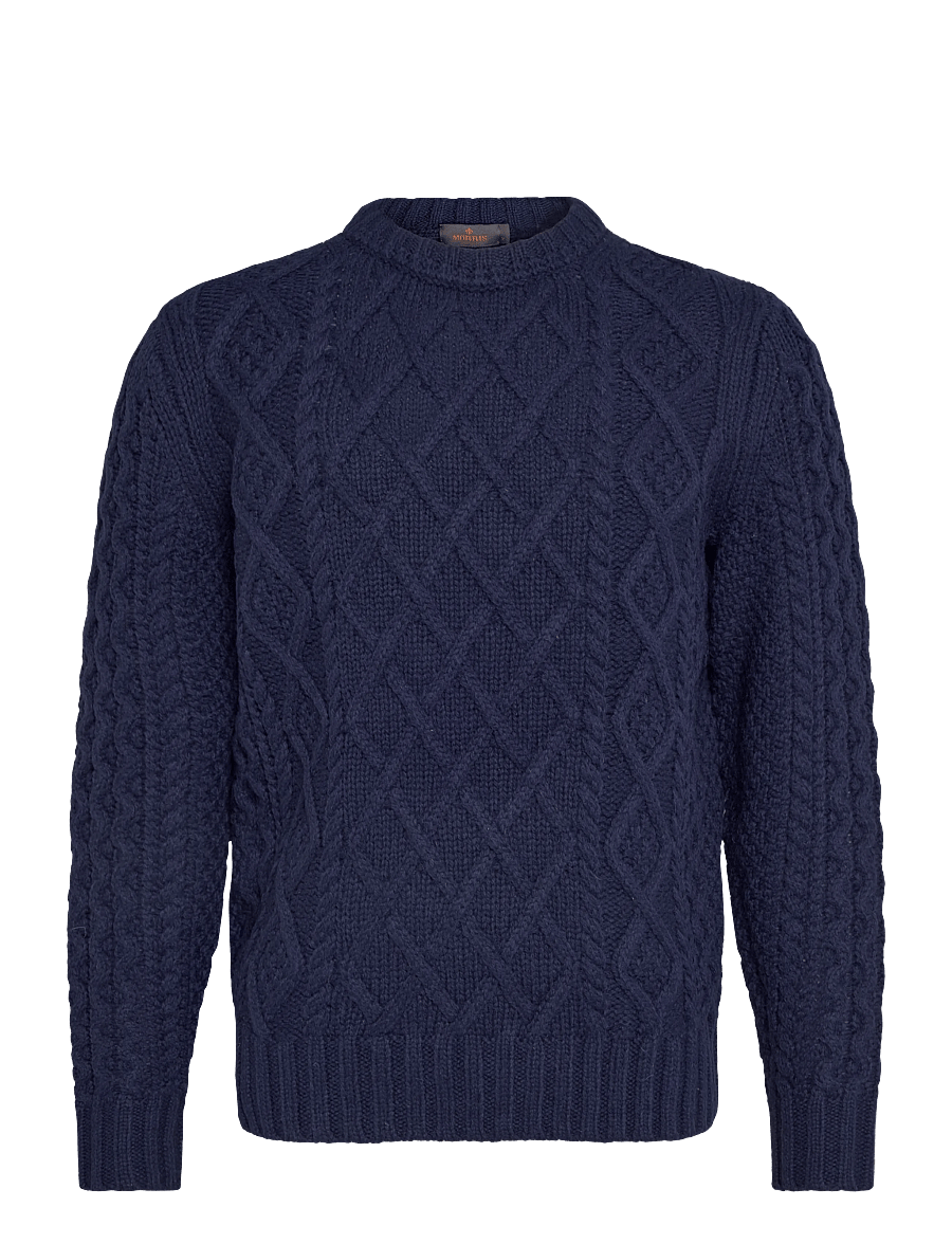 Morris - Ramsey Cable Oneck - rundhals - navy - 1