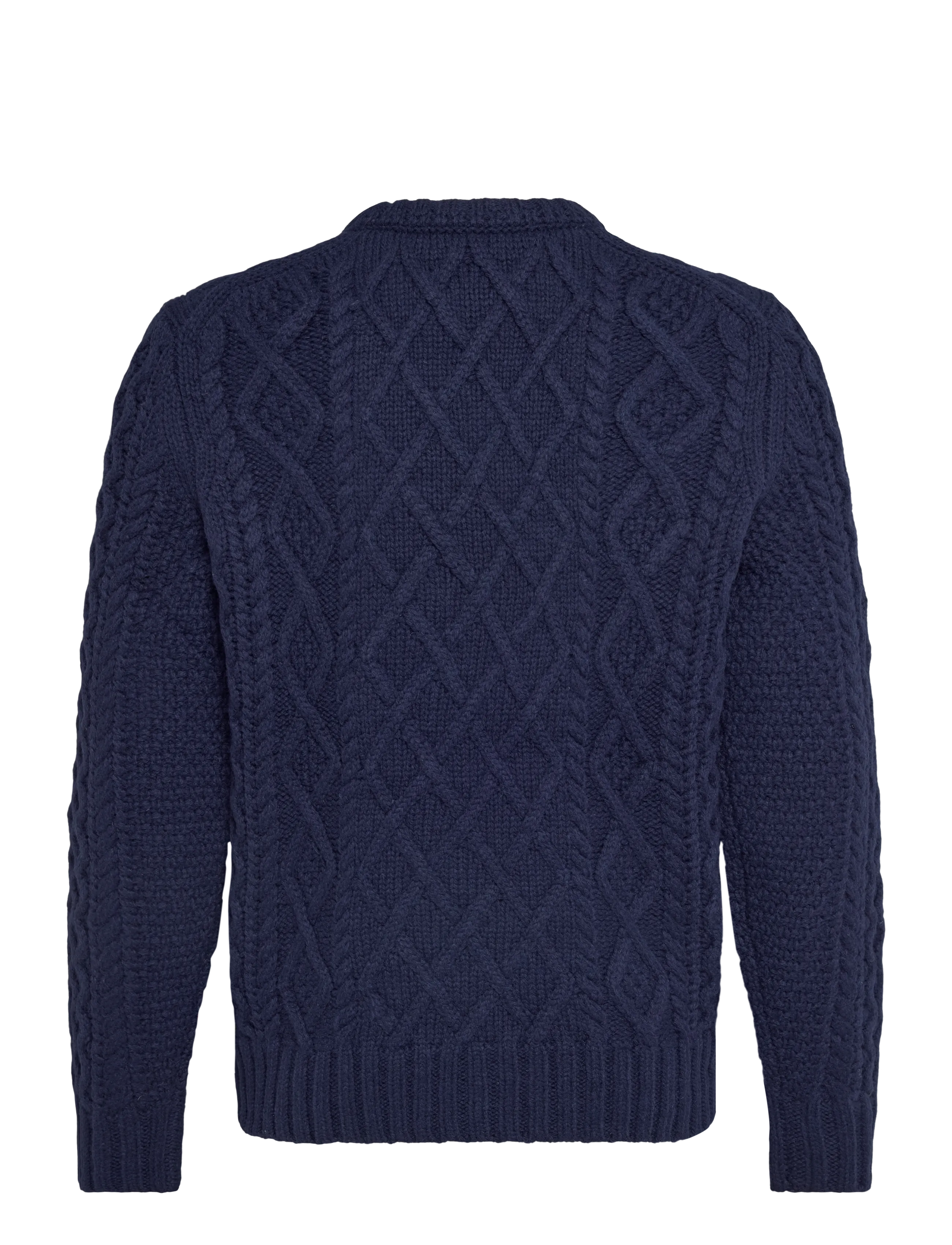 Morris - Ramsey Cable Oneck - rundhals - navy - 2