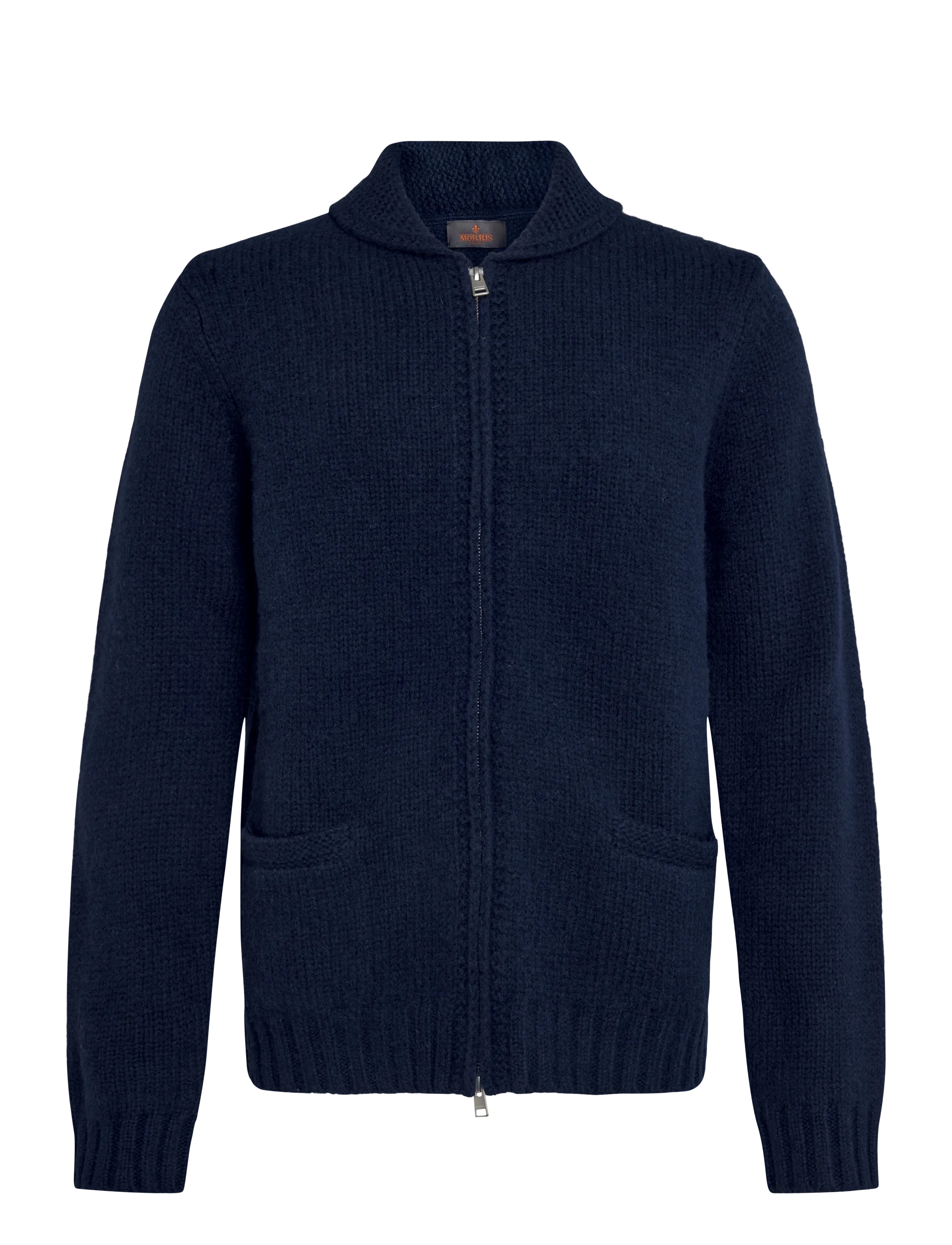 Morris Boyd Zip Cardigan - Riided - NAVY / navy