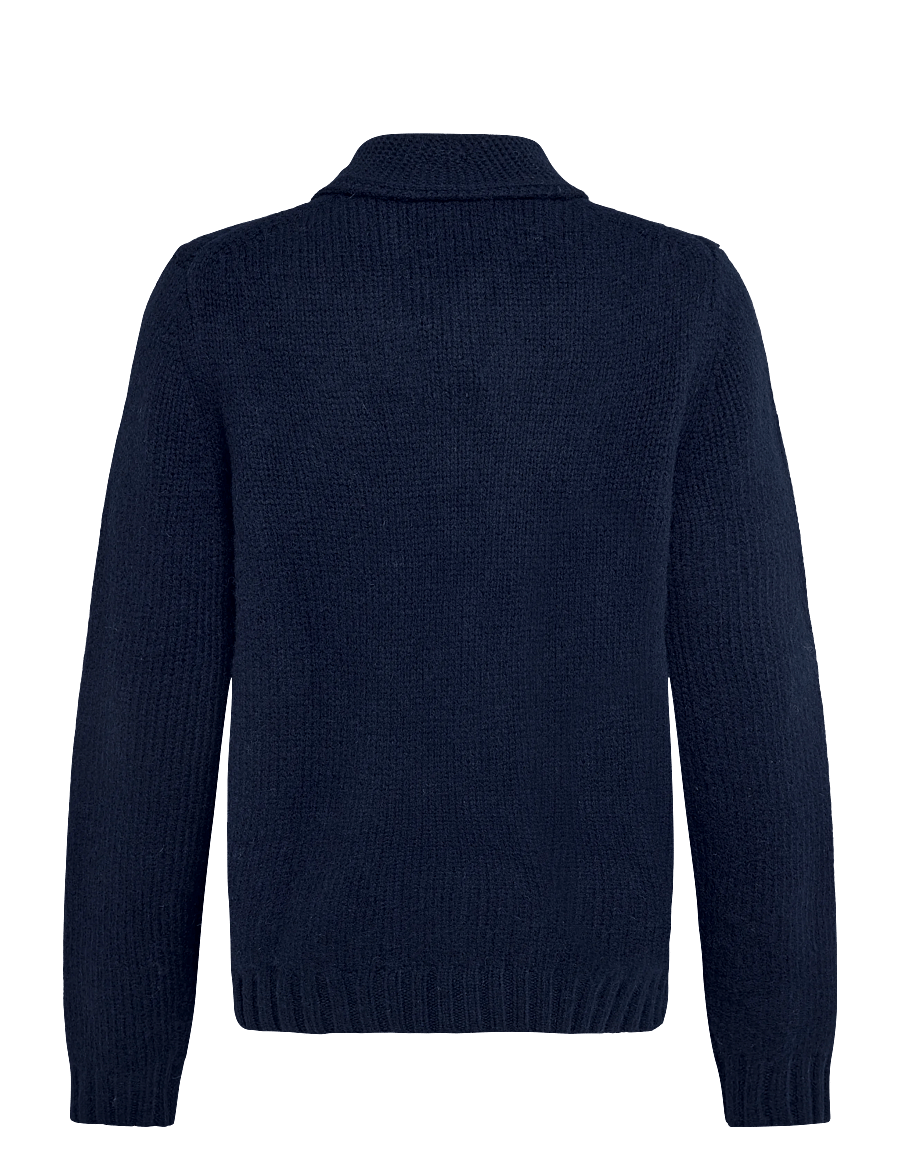 Morris - Boyd Zip Cardigan - kardiganid - navy - 2