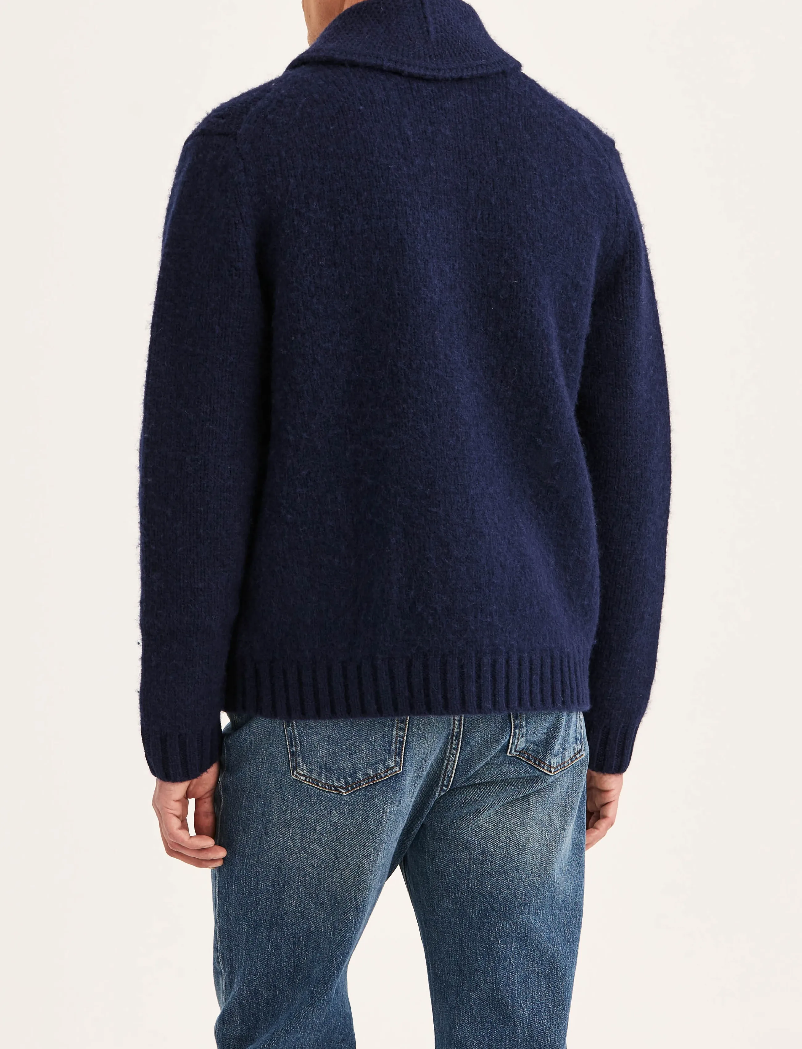 Morris - Boyd Zip Cardigan - kardiganid - navy - 4