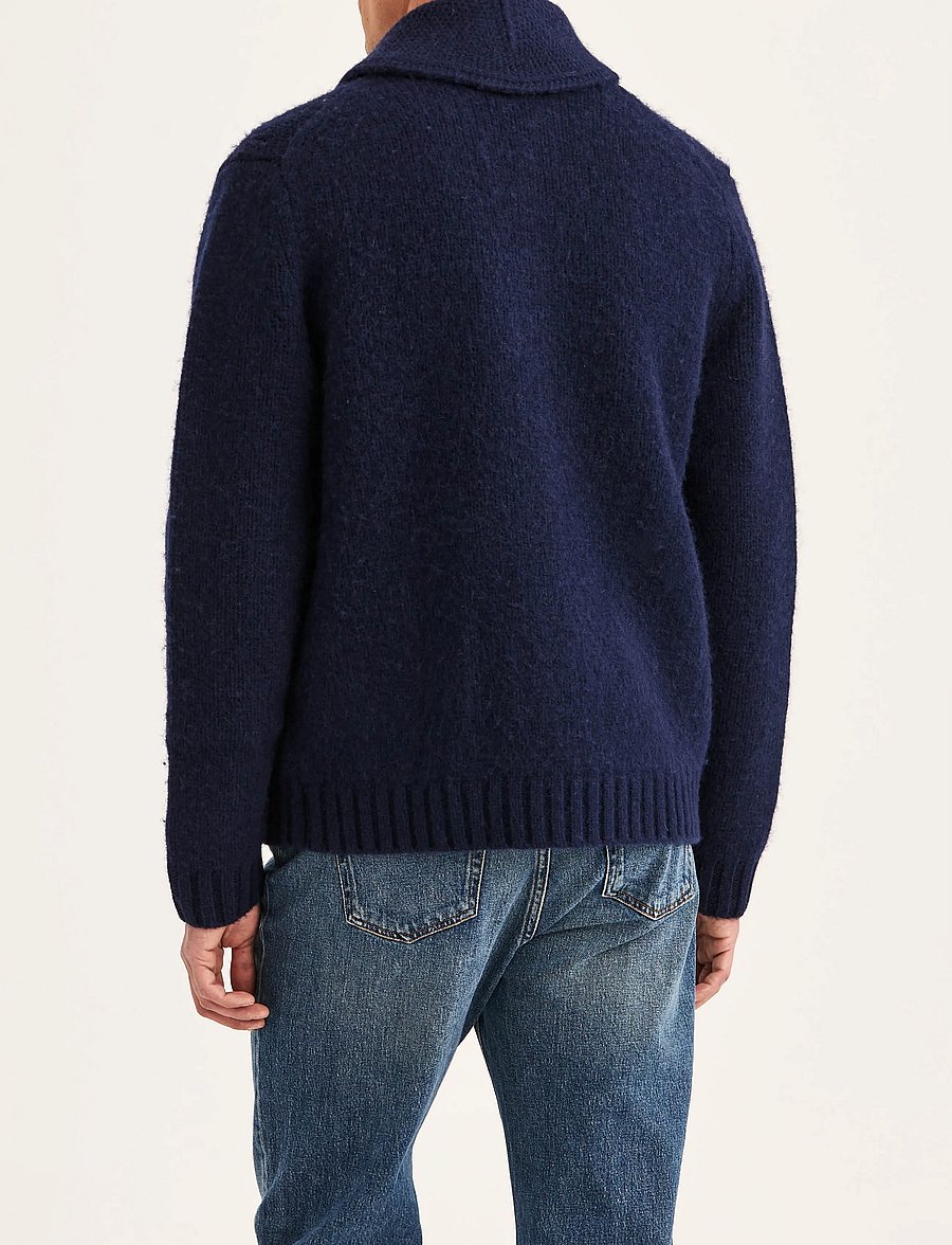 Morris - Boyd Zip Cardigan - kardiganid - navy - 4