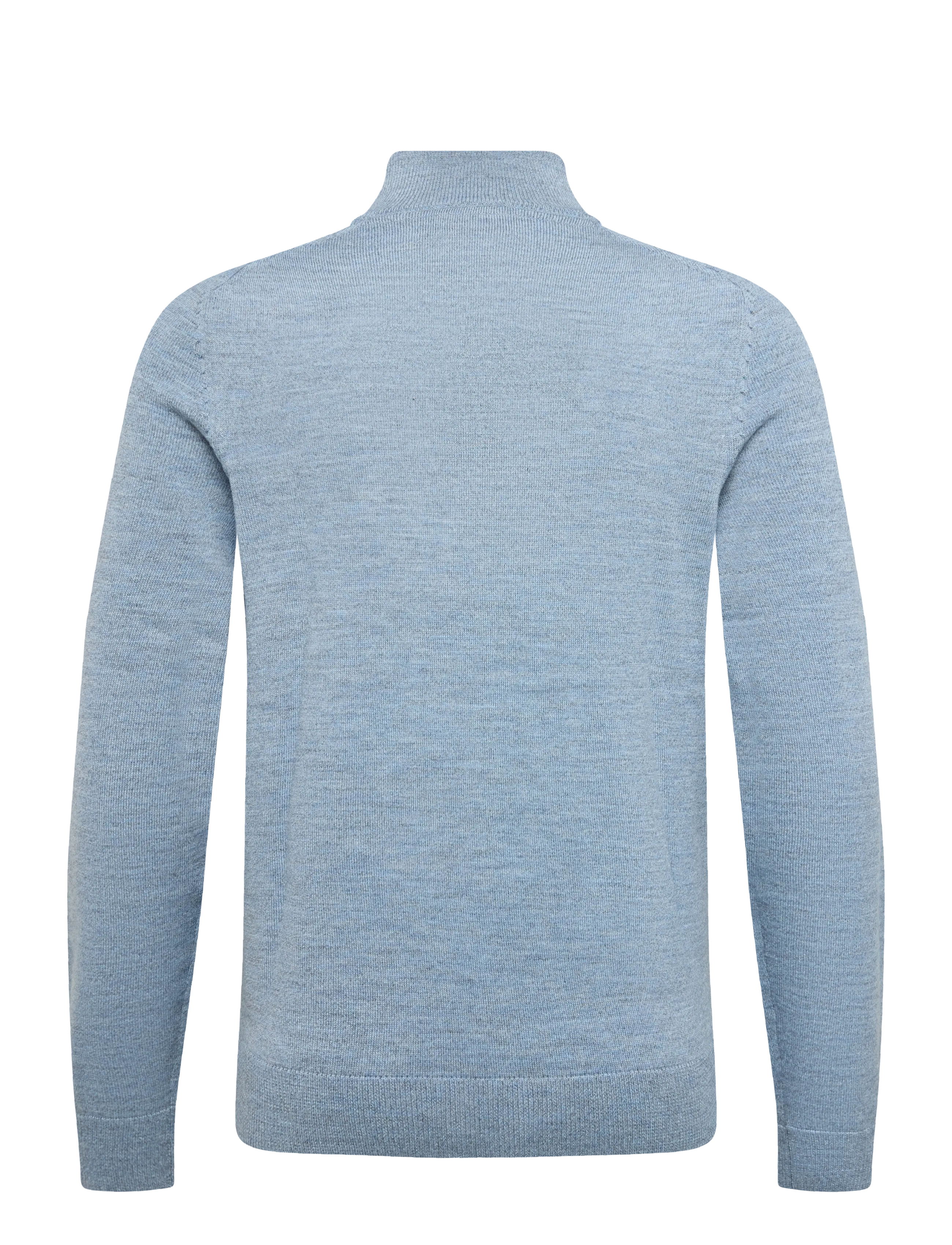 Morris - Merino John Zip - pullover mit halbem reißverschluss - blue - 2