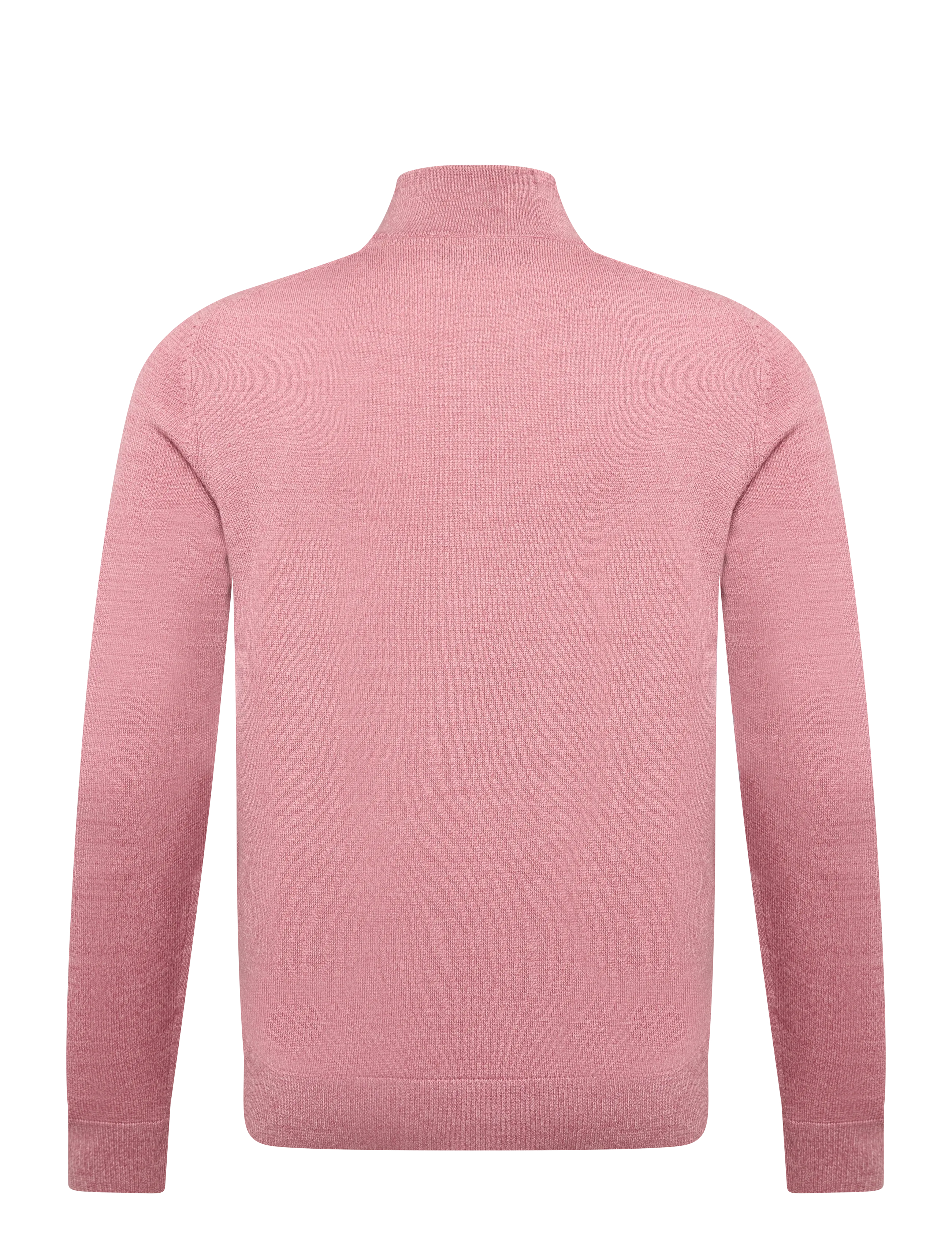 Morris - Merino John Zip - pullover mit halbem reißverschluss - cerise - 2