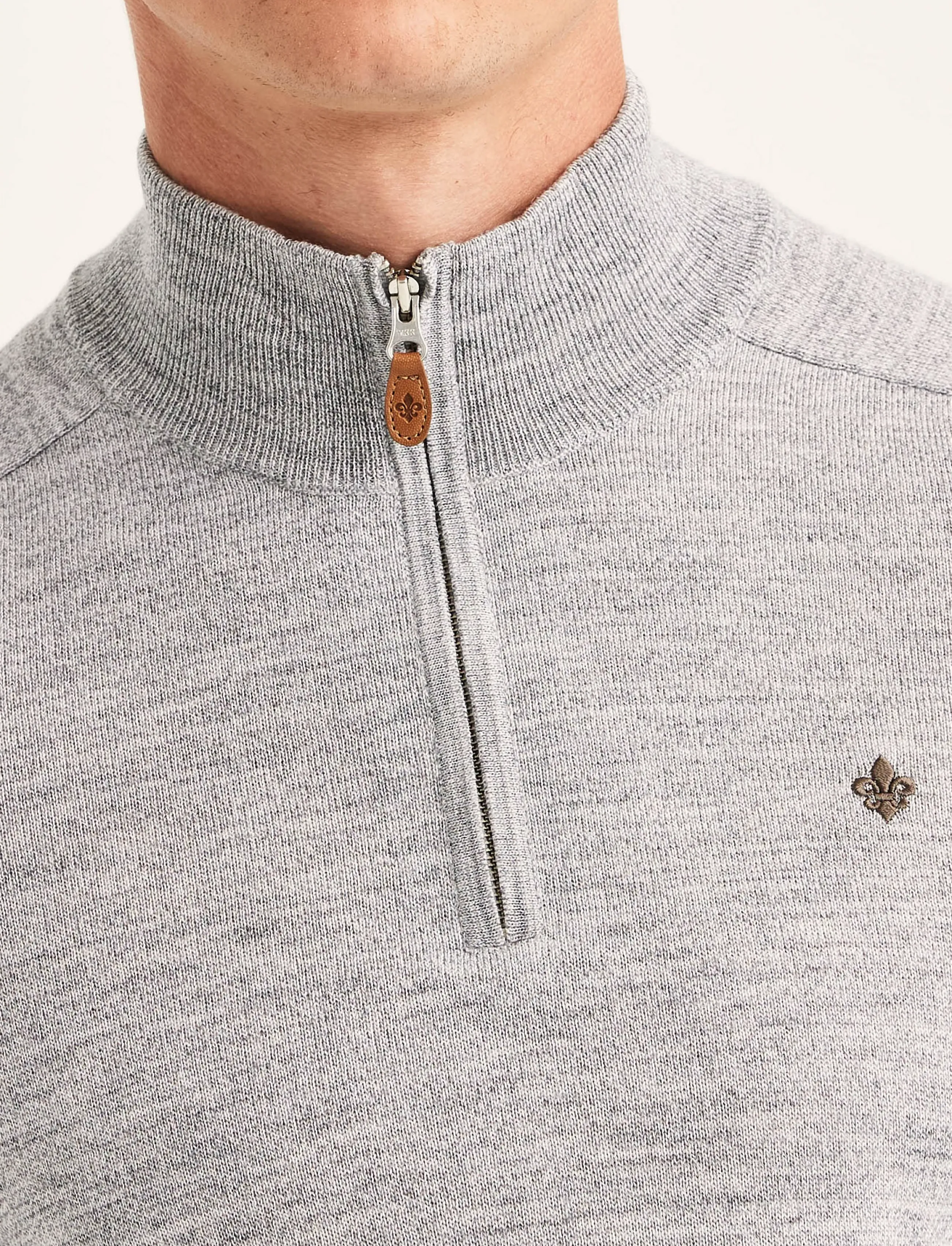Morris Tröja merino john zip herr – bild 6