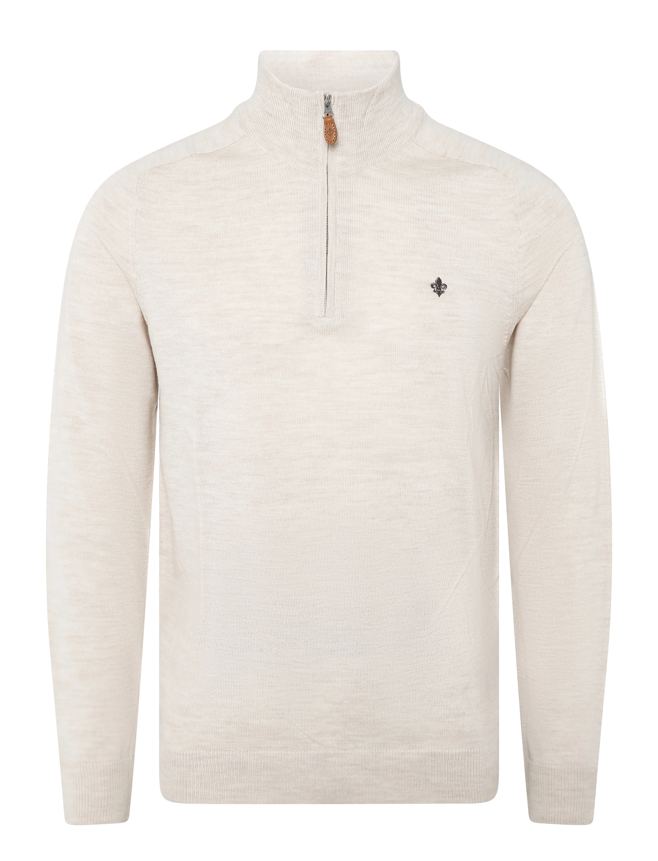 Morris Merino John Zip - Kleidung - OFF WHITE / cream