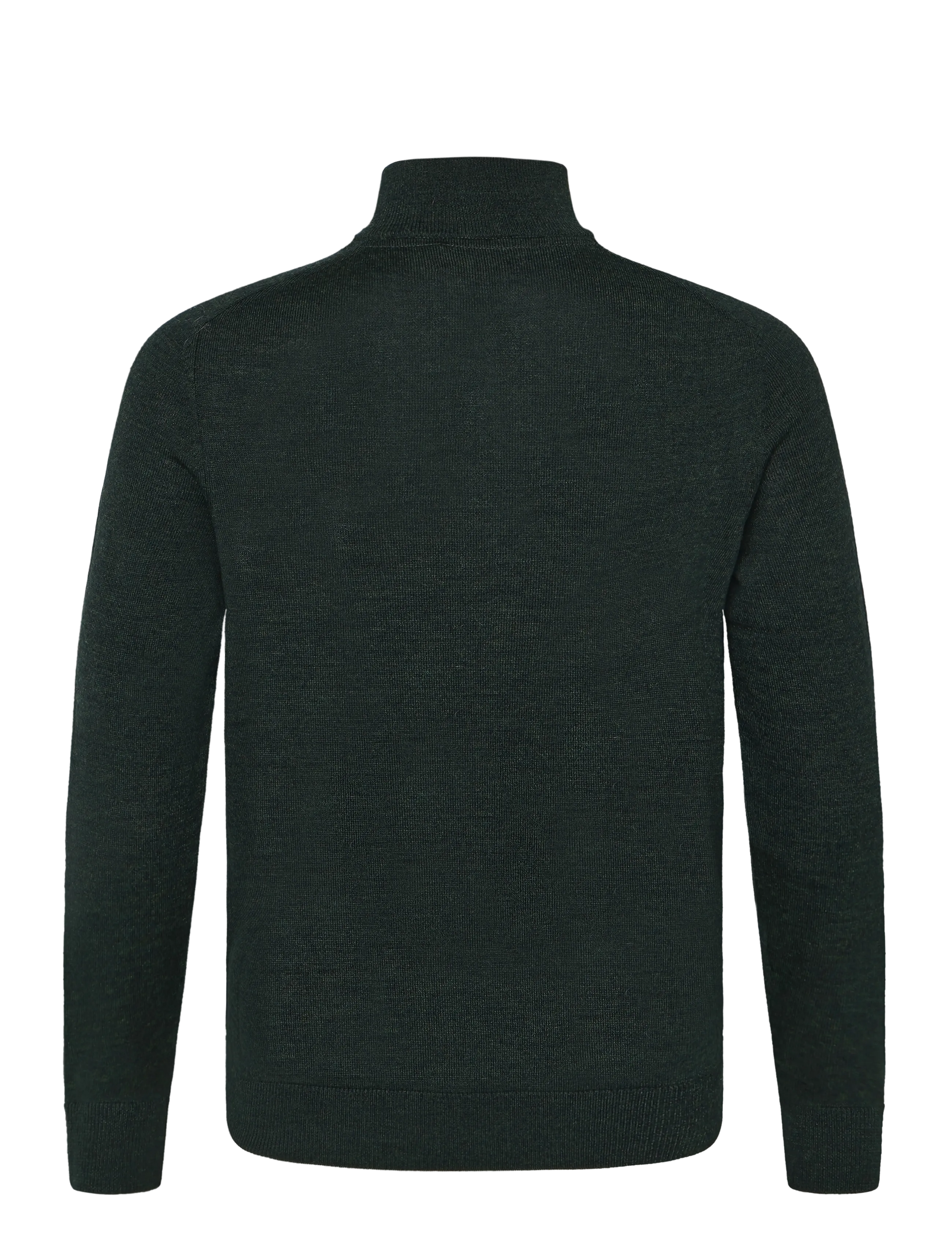 Morris - Merino John Zip - pullover mit halbem reißverschluss - olive - 2