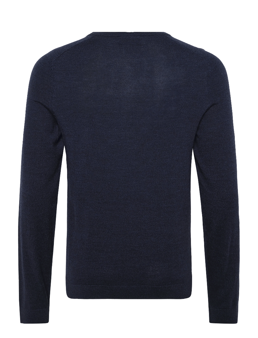 Morris - Merino Oneck - rundhals - blue - 2